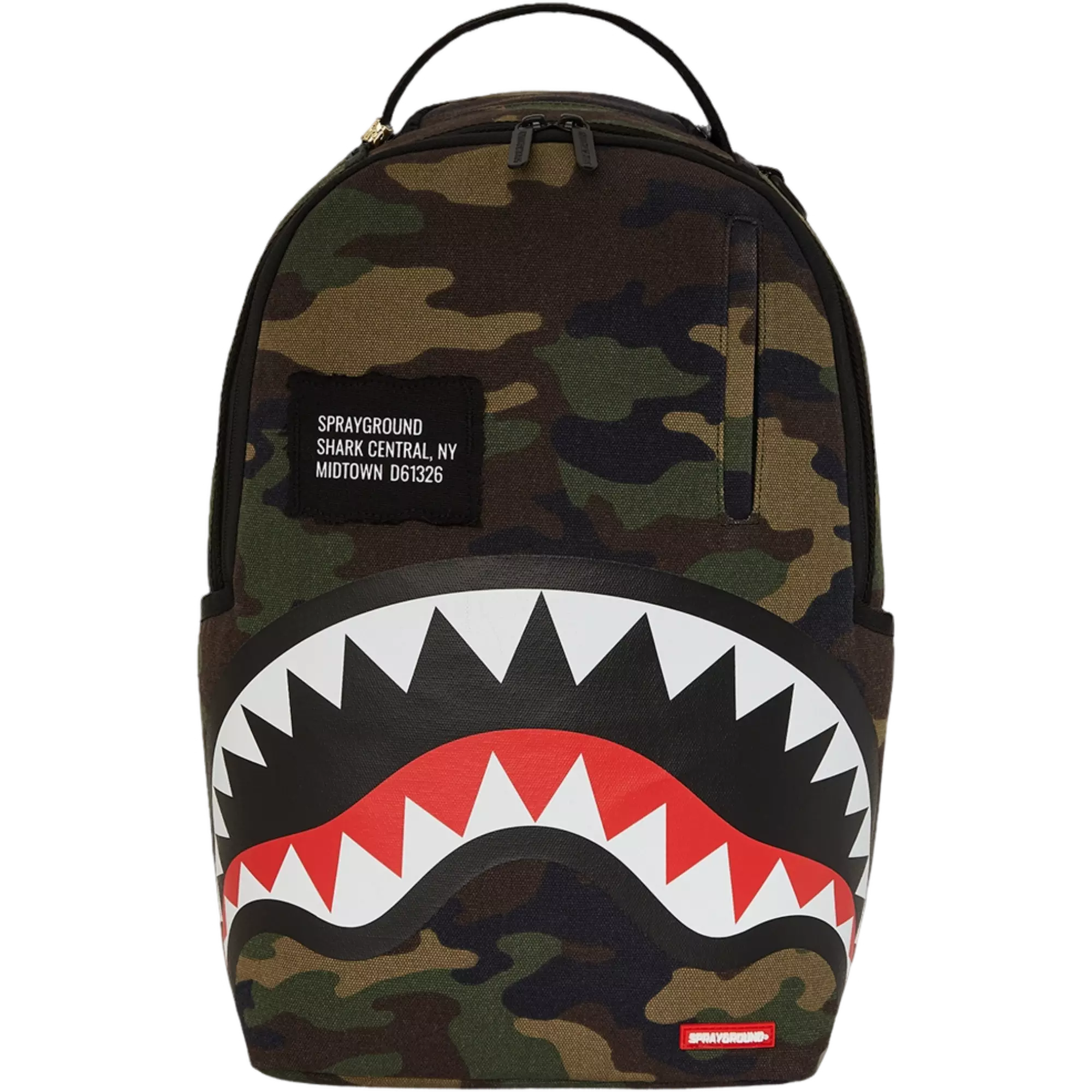 Sprayground Shark Central Camo Backpack - CAMOUFLAGE