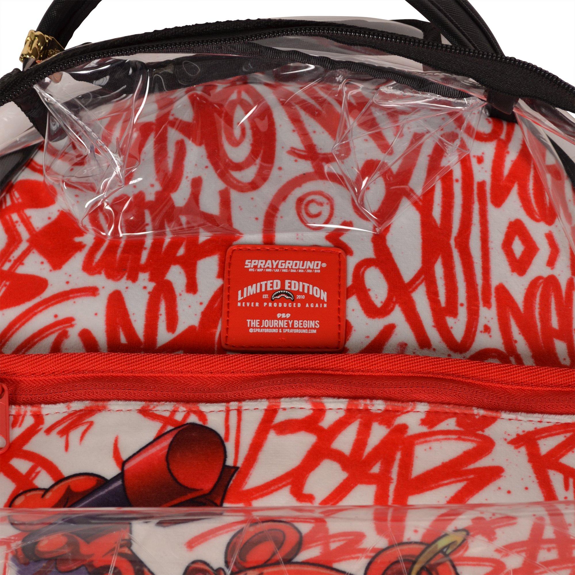 Sprayground Diablo Backpack - Clear - CLEAR Thumbnail View 3