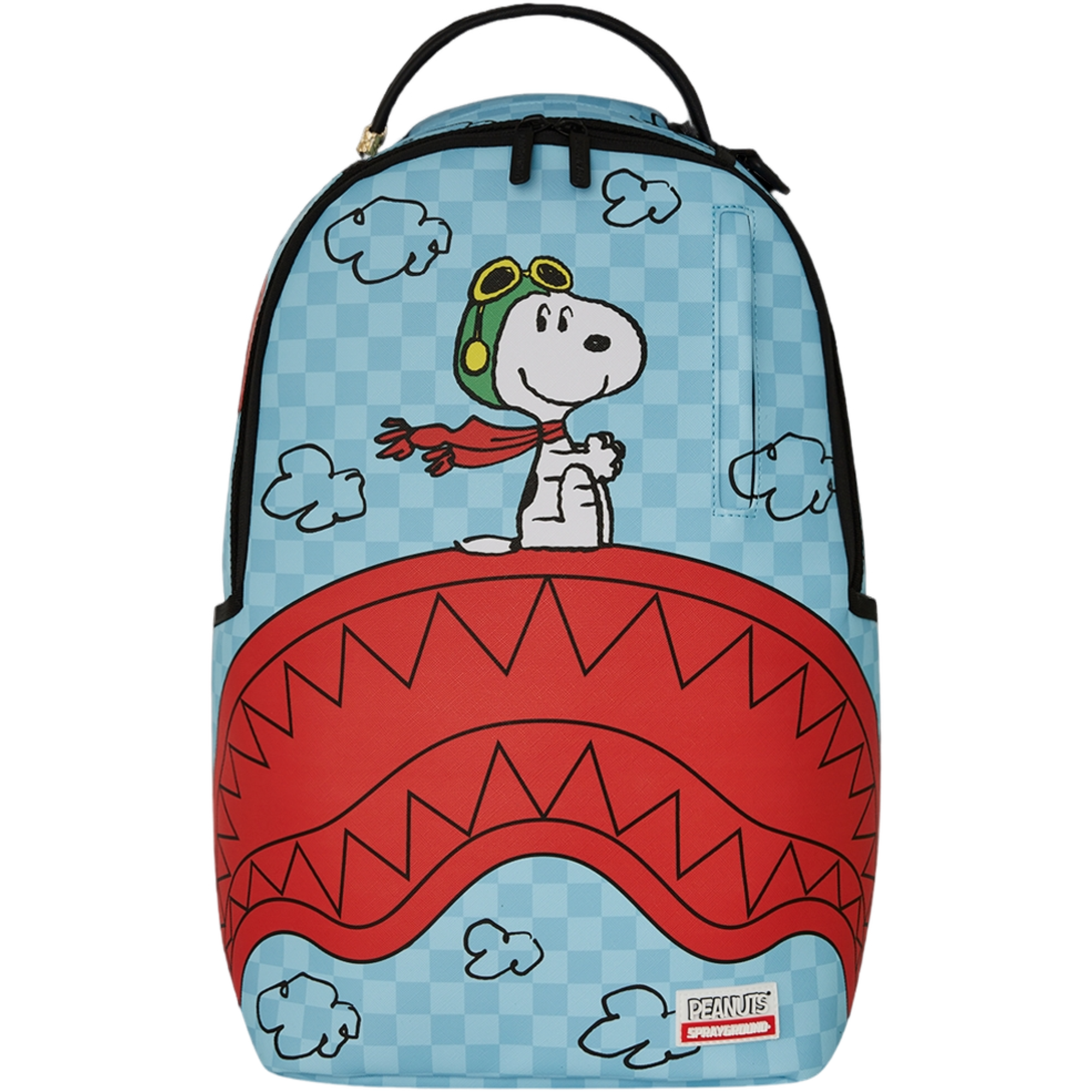 Sprayground Snoopy Pilot Shark Backpack