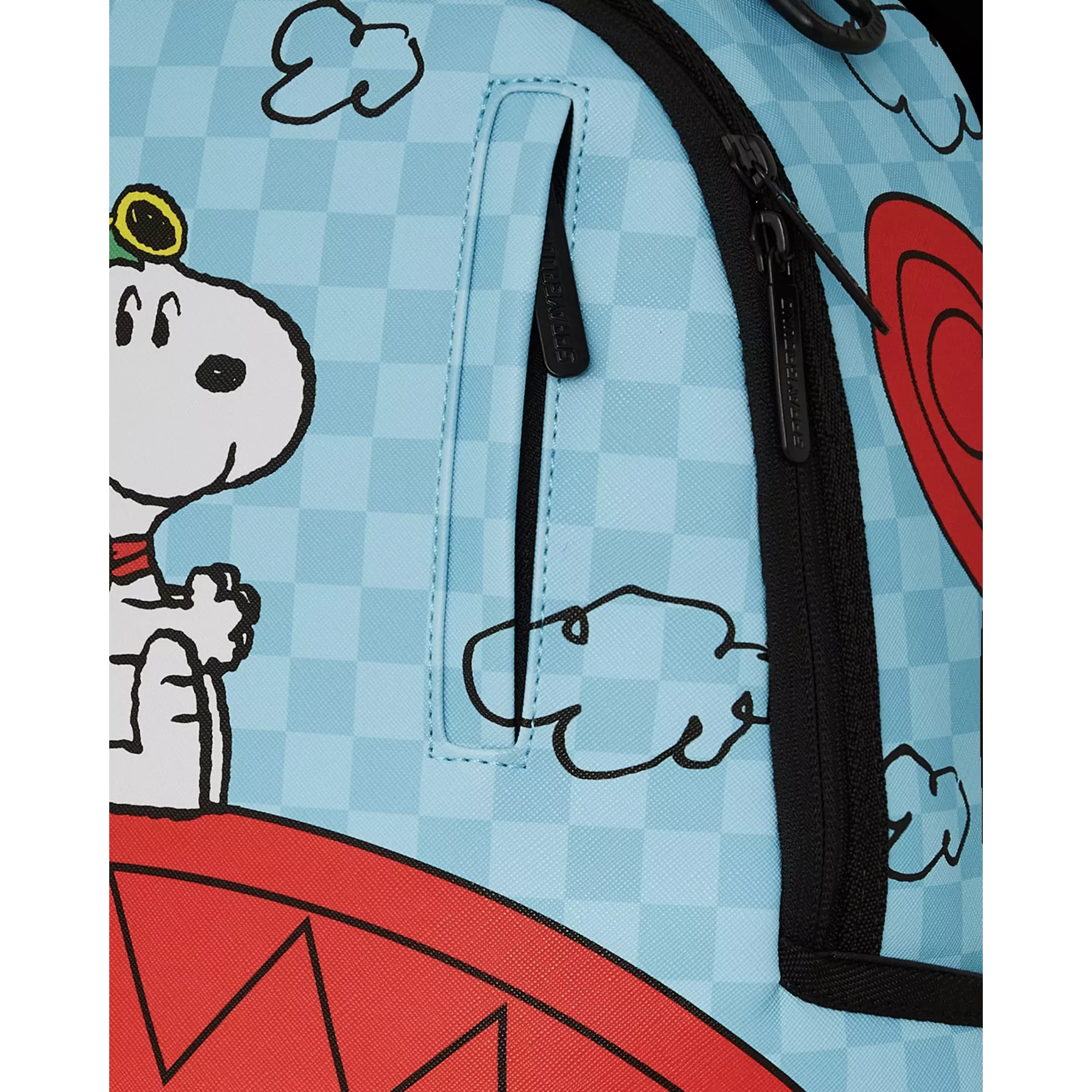 Sprayground Snoopy Pilot Shark Backpack - BLUE