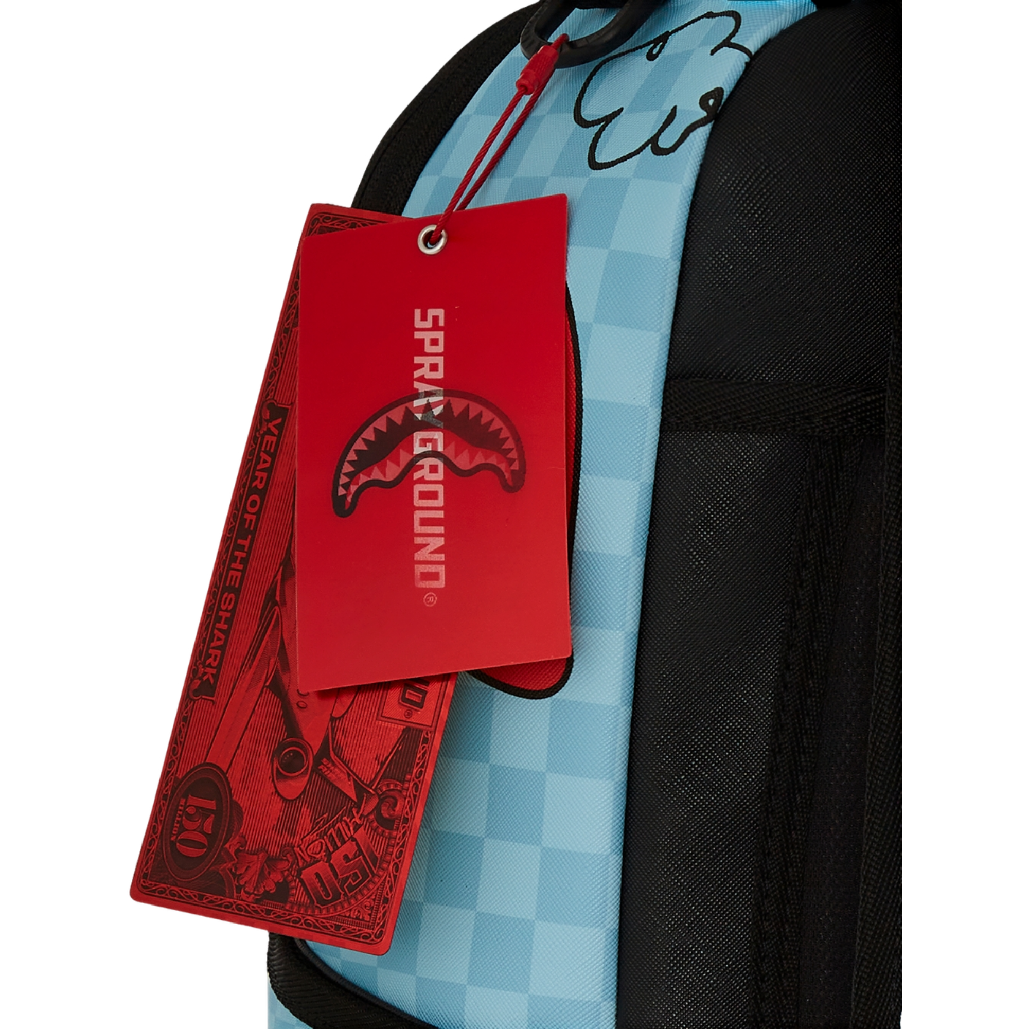 Sprayground Blue and Red Snoopy Backpack Sprayground x Peanuts Fam (DLXSR) Backpack Blue - US main image 3