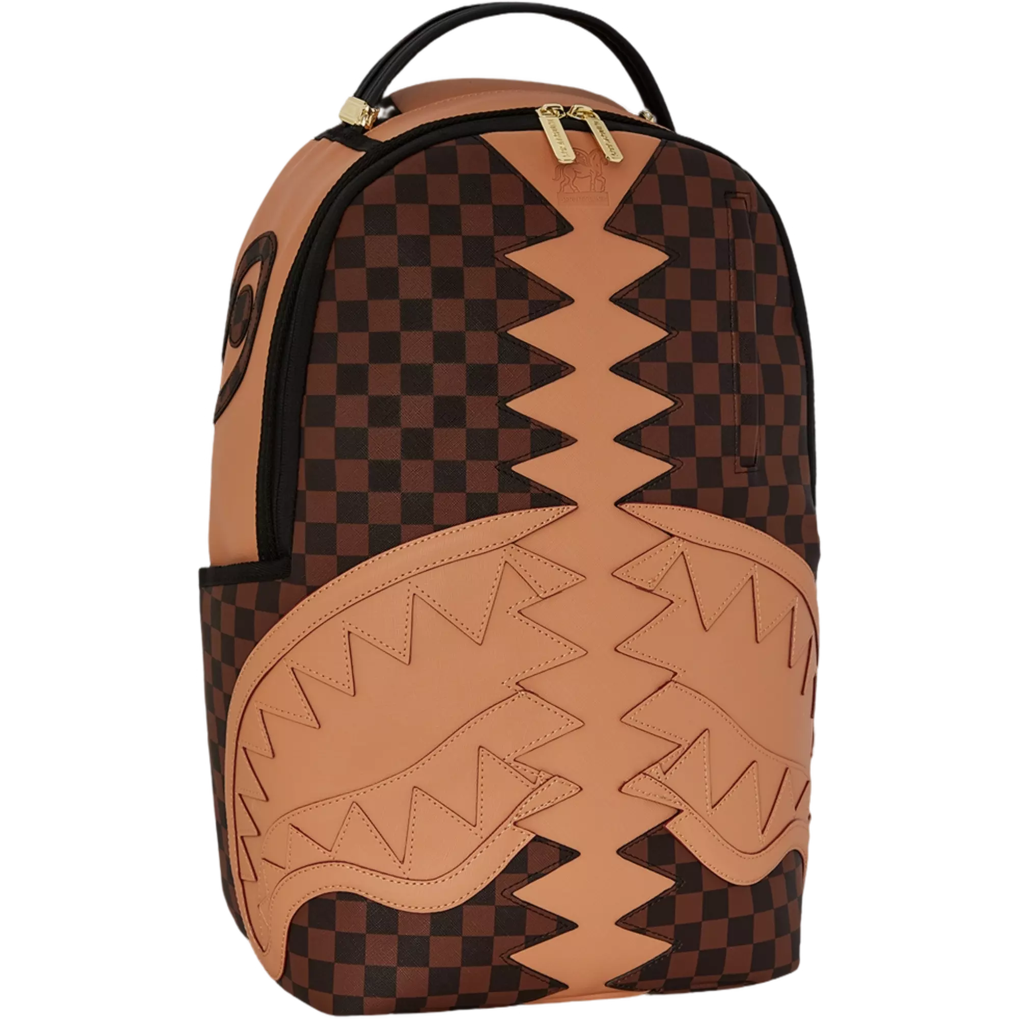 Sprayground Hype Shark Backpack - BROWN