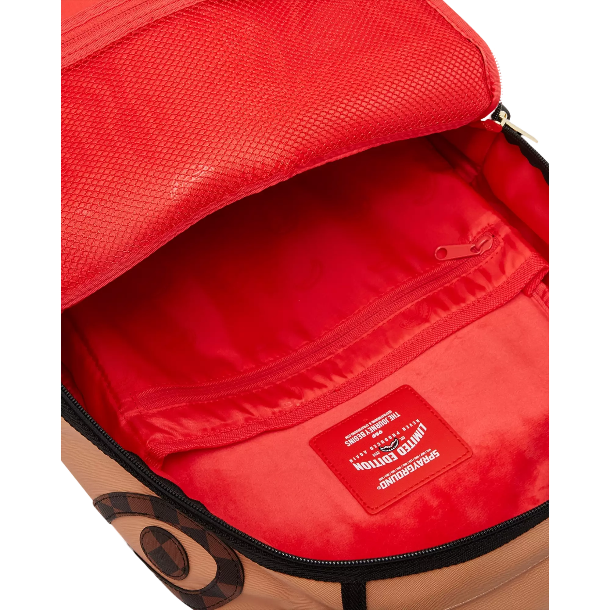 Sprayground Hype Shark Backpack - BROWN