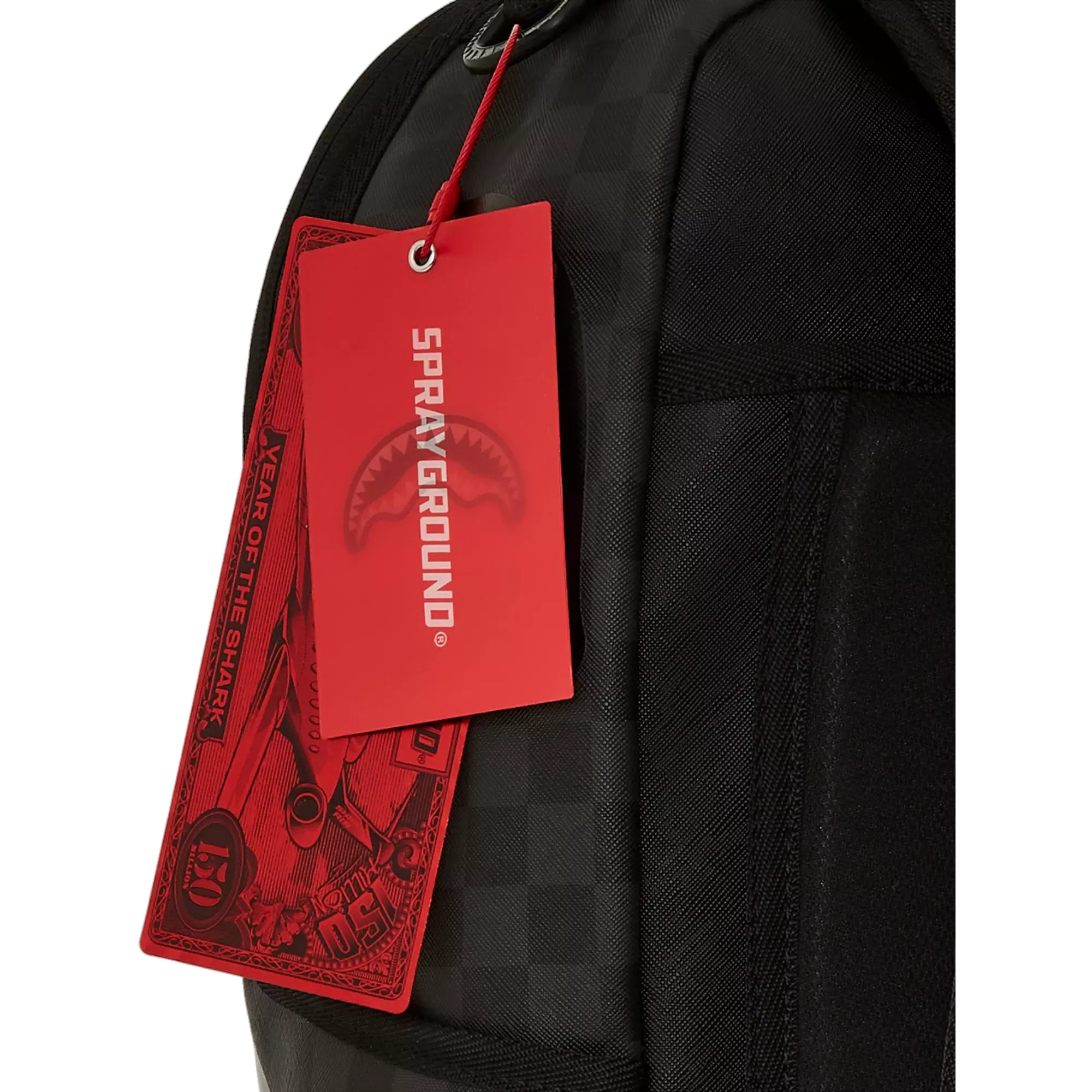 Sprayground Lights Out Effect Backpack - BLACK