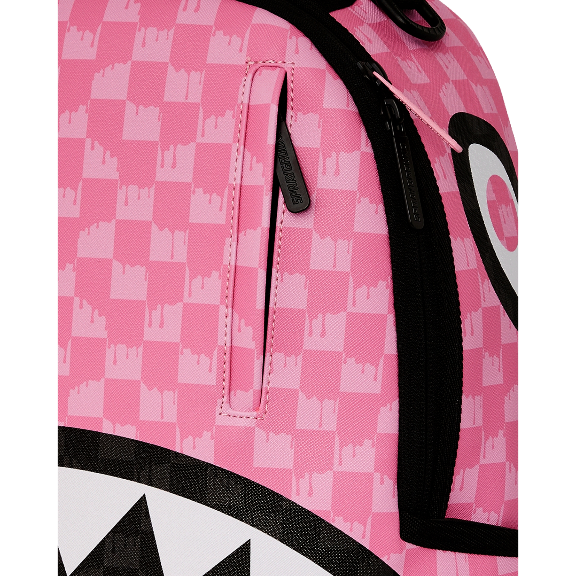 Sprayground Shark Drip Pink Backpack