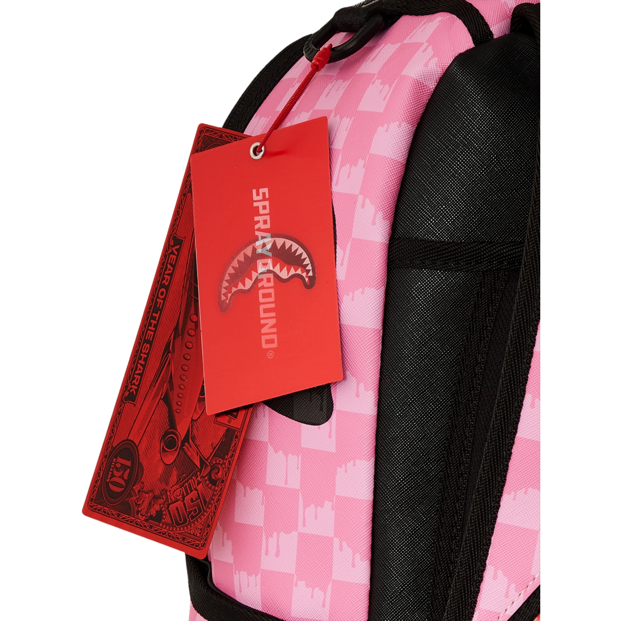 Sprayground Shark Drip Pink Backpack