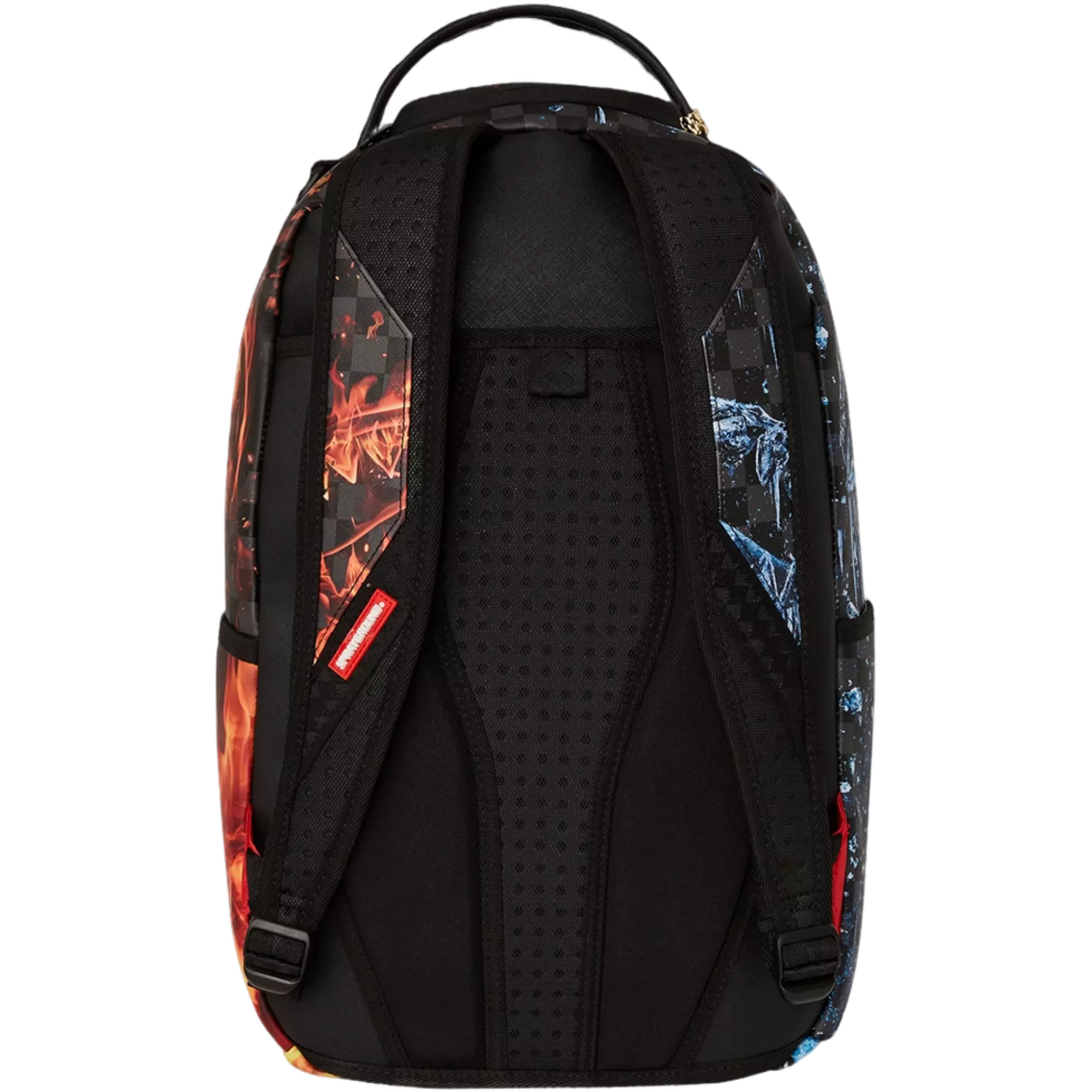 Sprayground Fire and Ice Shark Backpack - BLACK