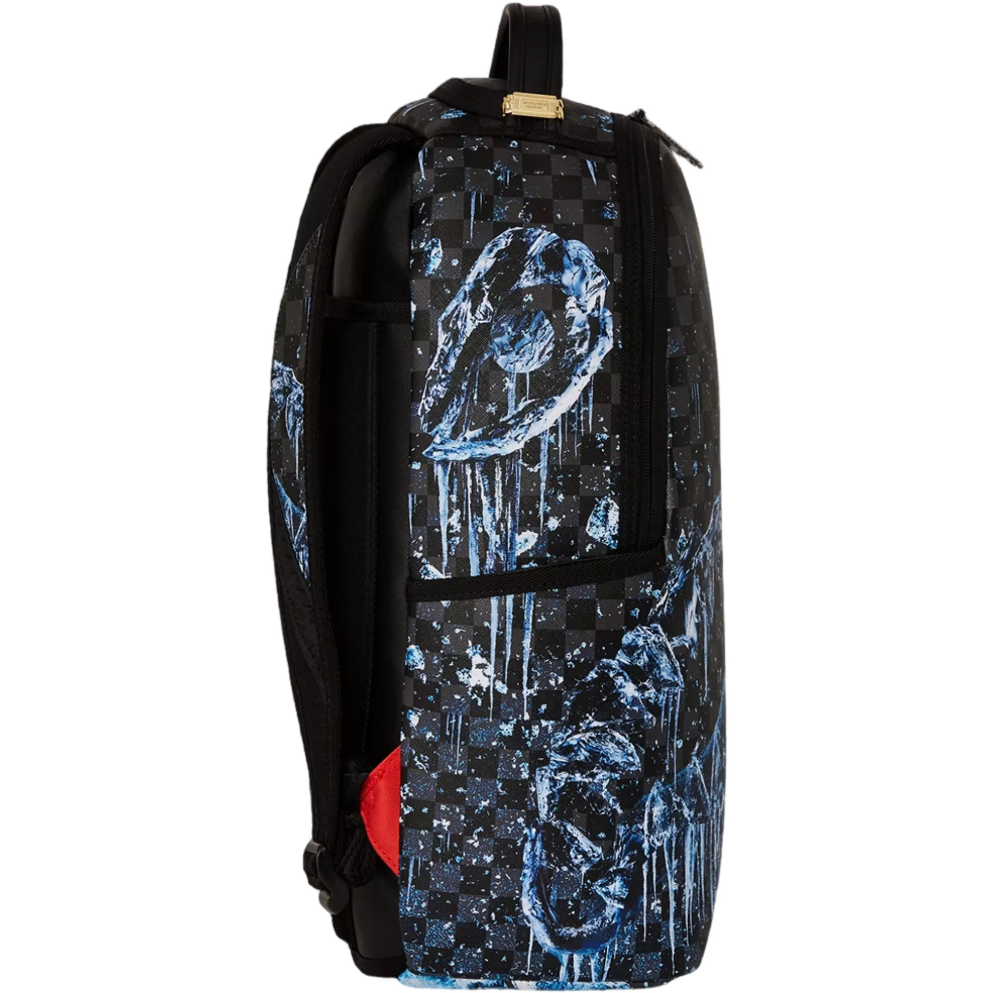 Sprayground Fire and Ice Shark Backpack - BLACK