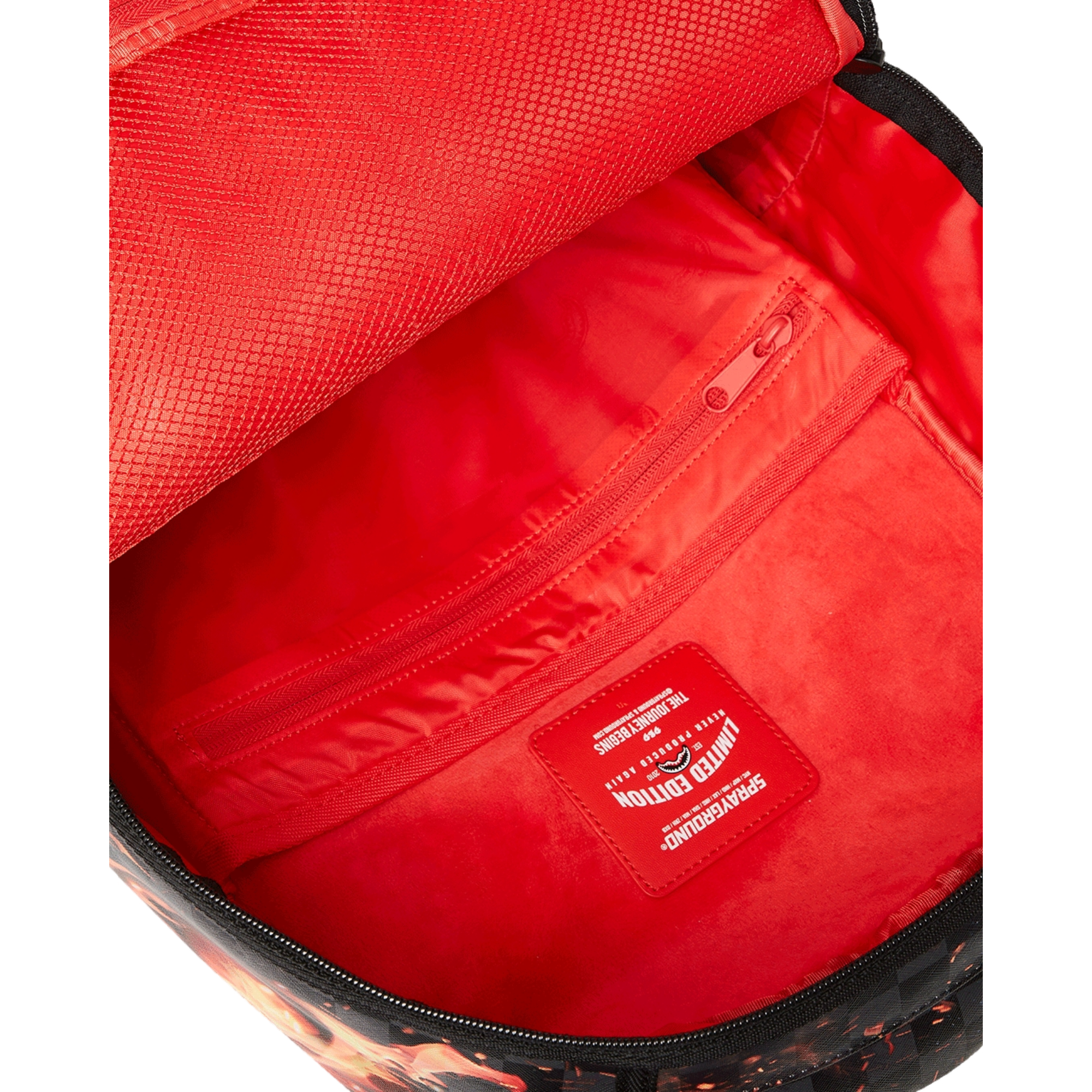 Sprayground Fire and Ice Shark Backpack