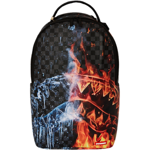 Sprayground Fire and Ice Shark Backpack