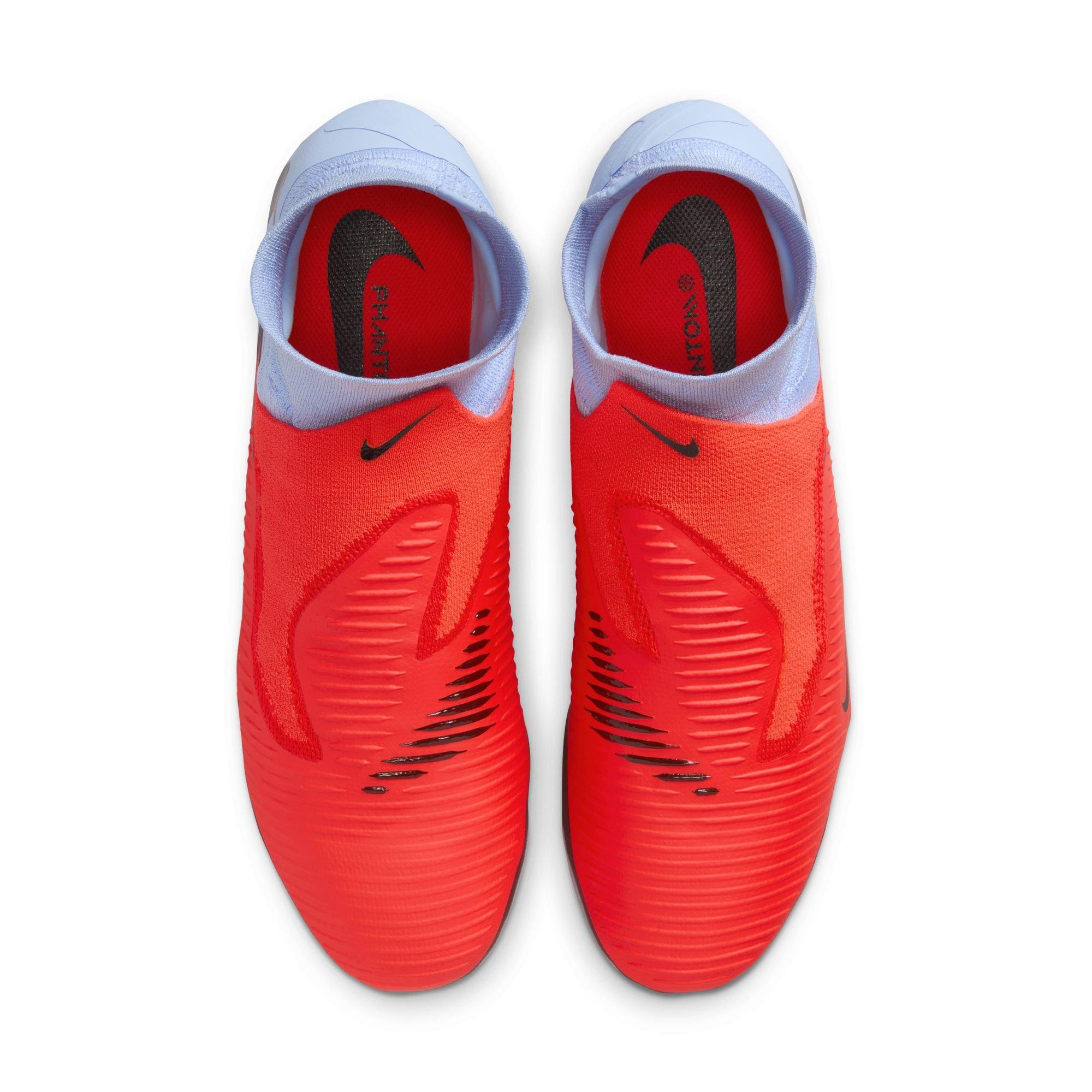 Nike Phantom 6 High Pro FG "Royal Tint/Bright Crimson" Men's Soccer Cleat - ROYAL/RED Thumbnail View 6