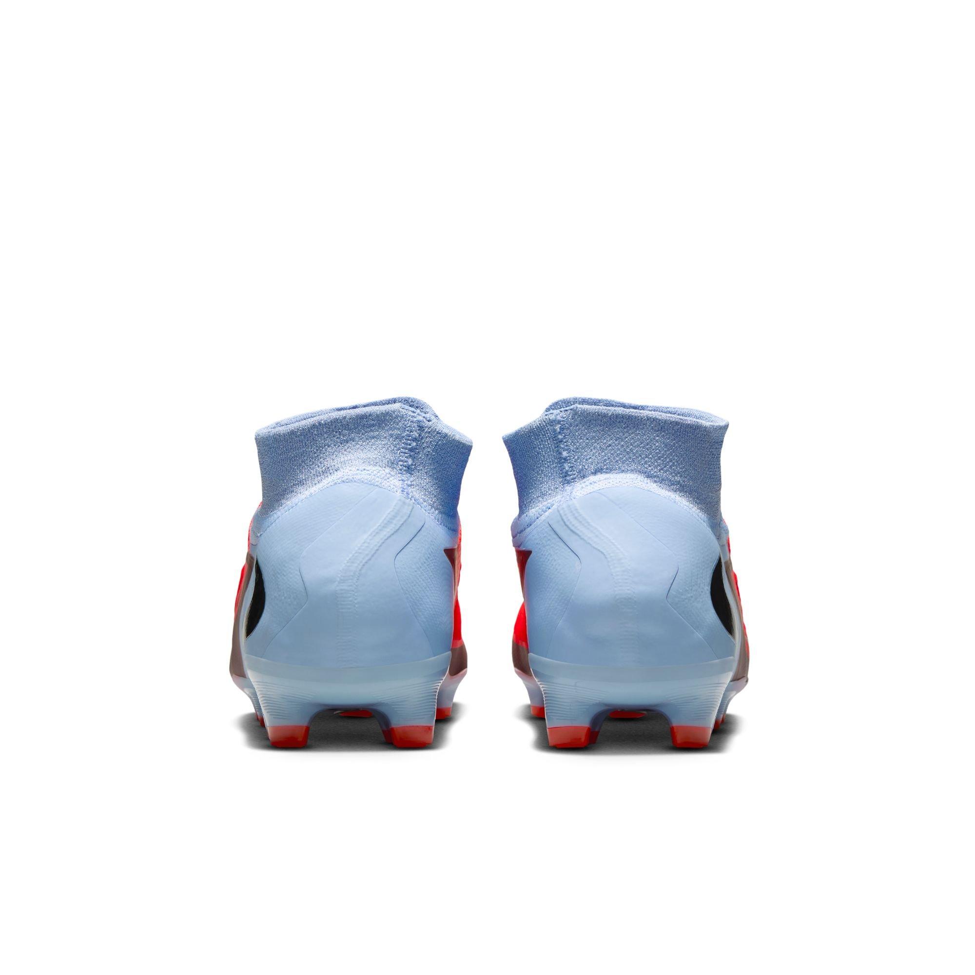 Nike Phantom 6 High Pro FG "Royal Tint/Bright Crimson" Men's Soccer Cleat - ROYAL/RED Thumbnail View 7