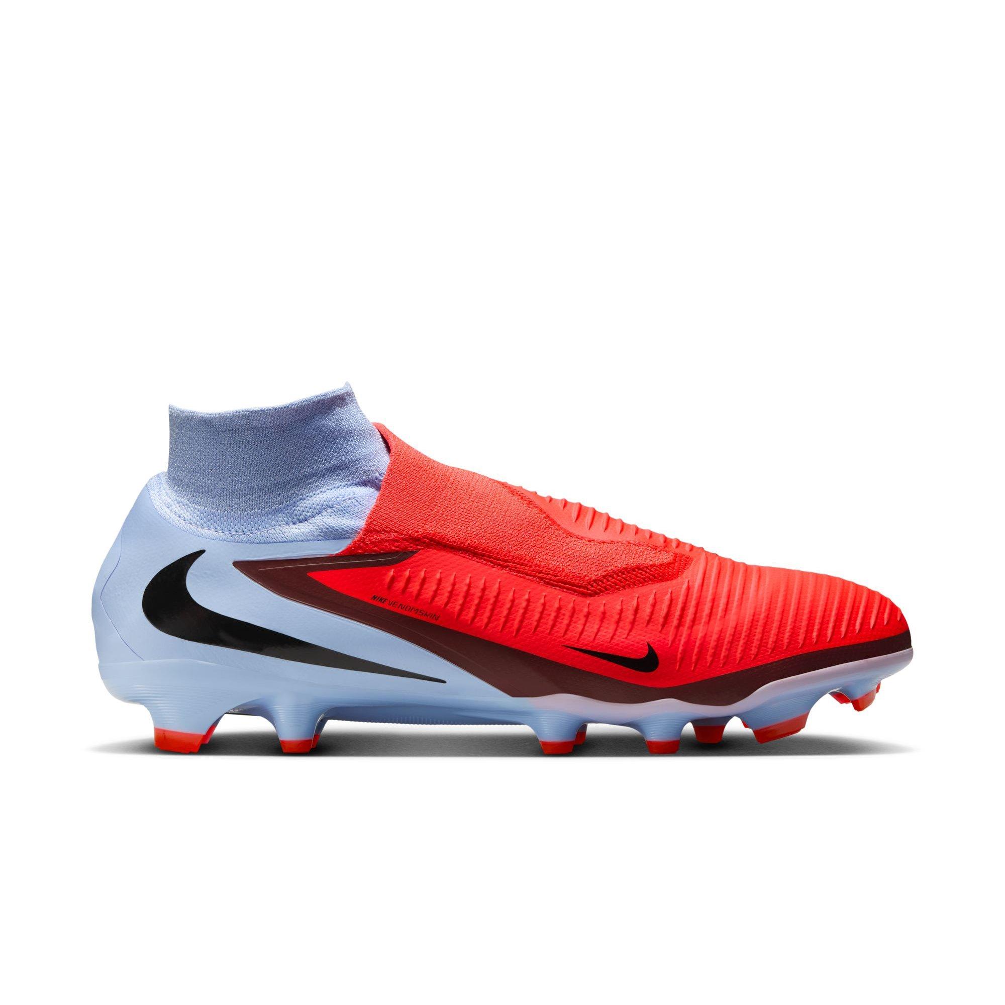 Nike Phantom 6 High Pro FG "Royal Tint/Bright Crimson" Men's Soccer Cleat - ROYAL/RED Thumbnail View 1