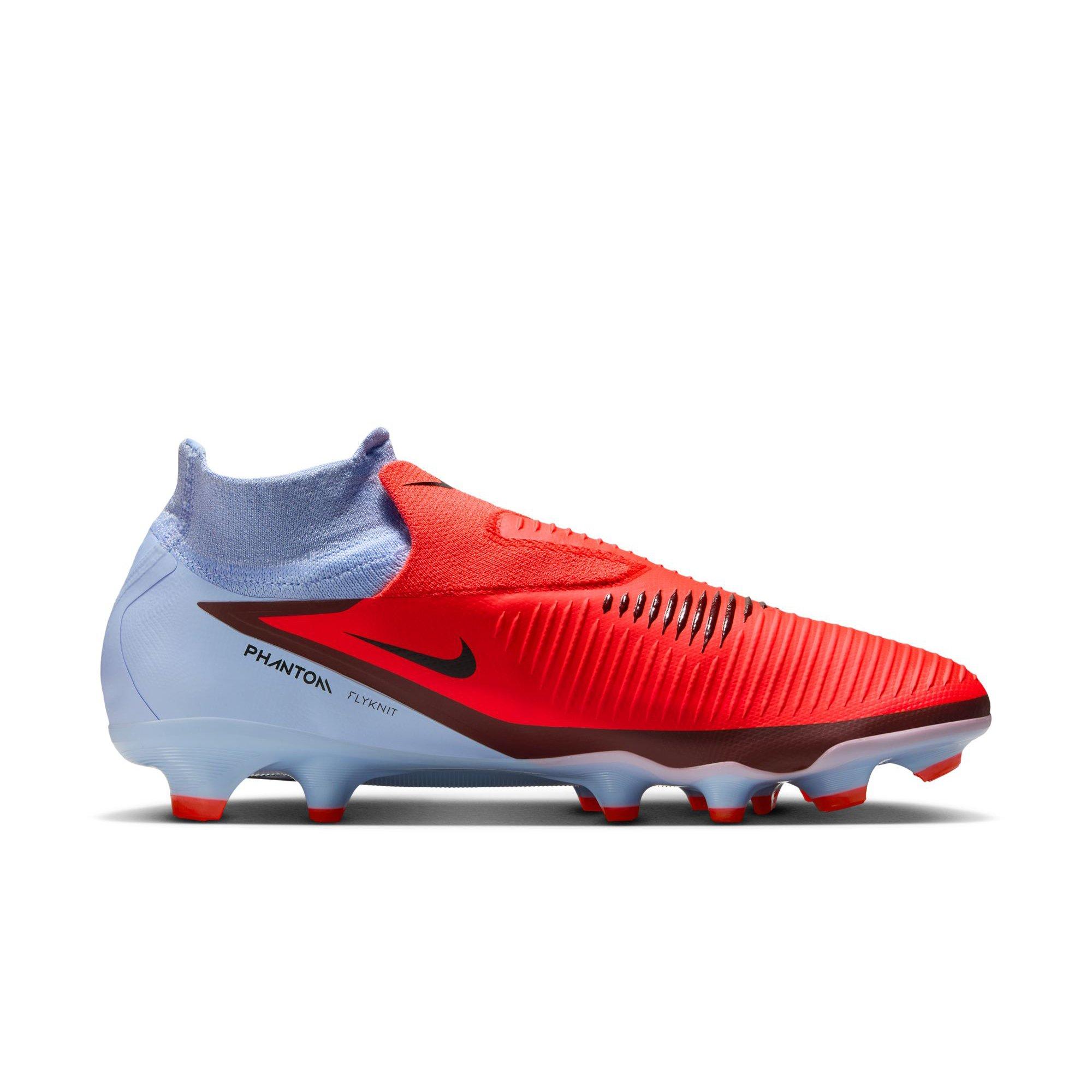 Nike Phantom 6 High Pro FG "Royal Tint/Bright Crimson" Men's Soccer Cleat - ROYAL/RED Thumbnail View 2