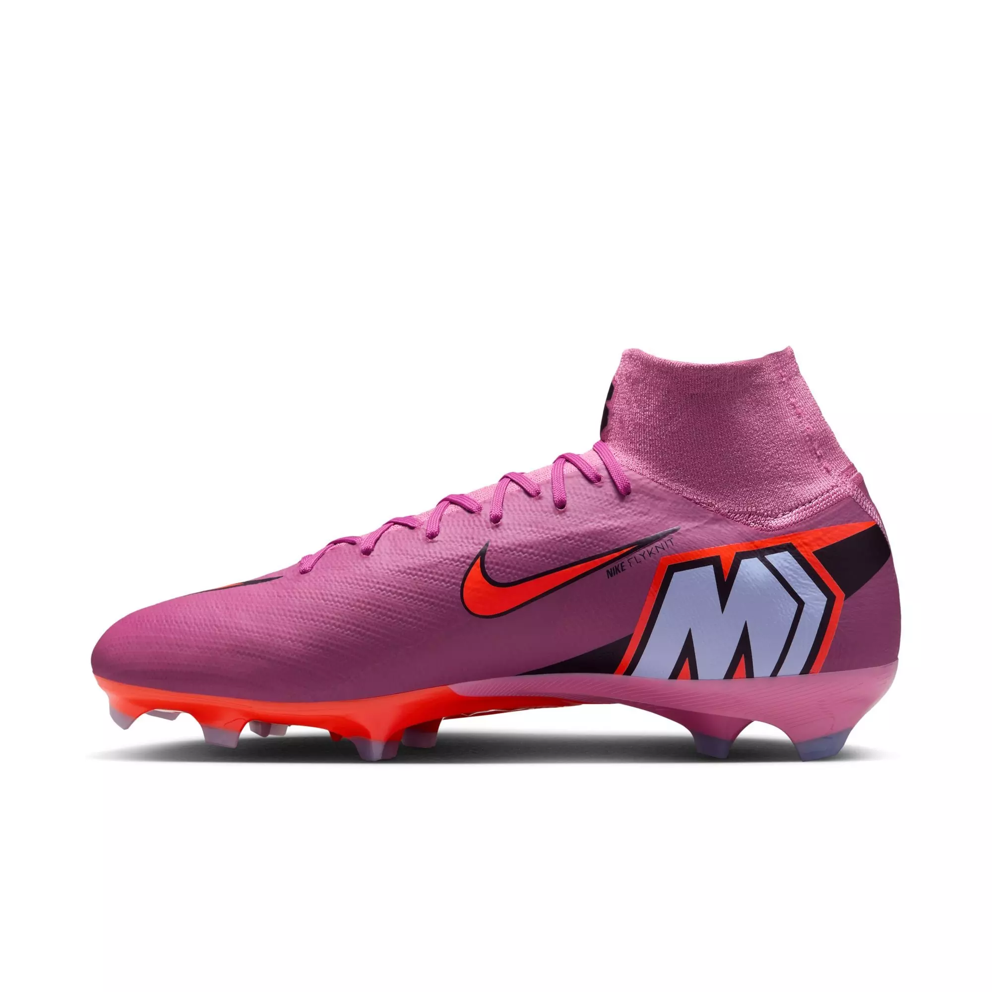 Nike Mercurial Superfly 10 Pro "Magic Flamingo/Black/Total Crimson" Men's Soccer Cleat - PINK/BLACK