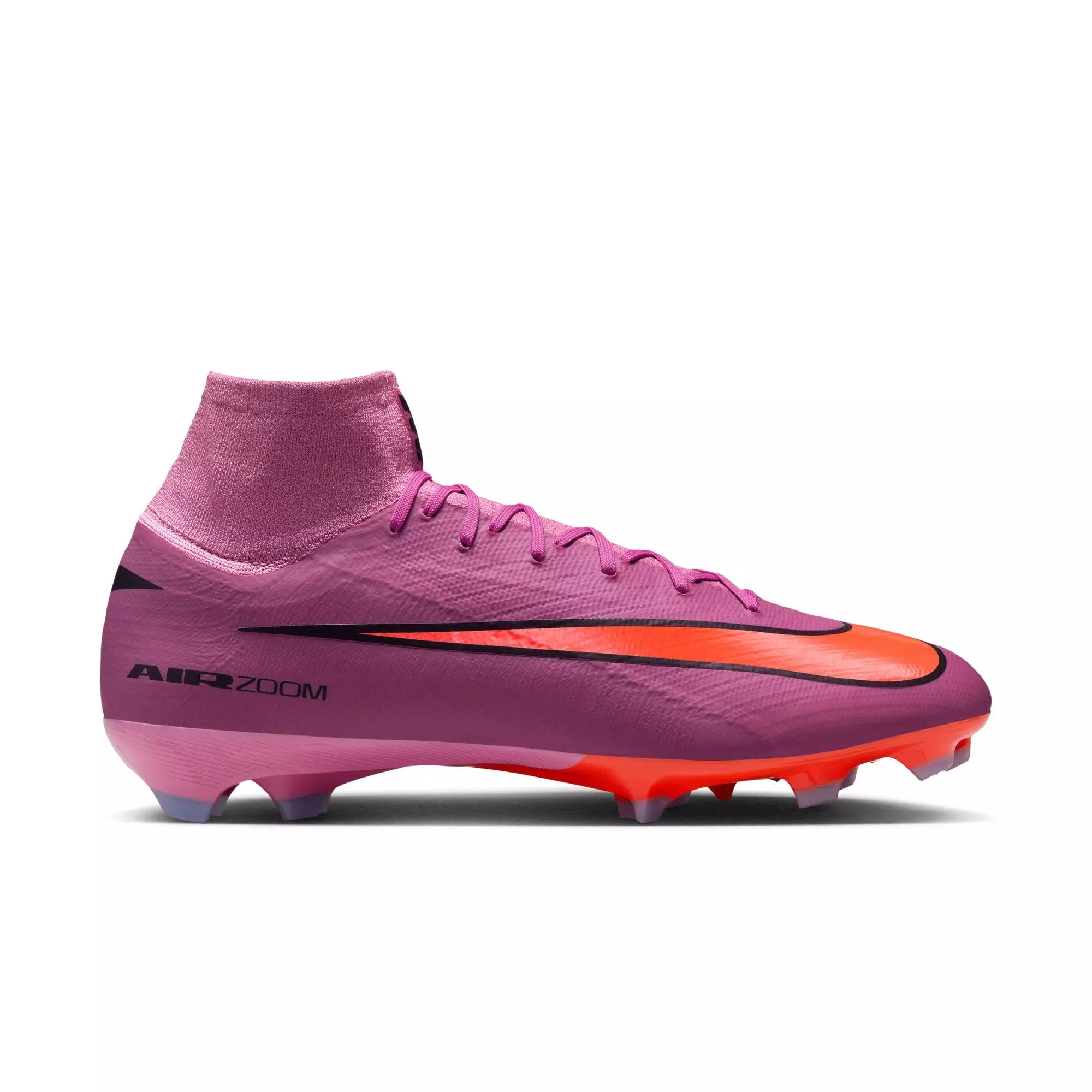Nike Mercurial Superfly 10 Pro "Magic Flamingo/Black/Total Crimson" Men's Football Cleat - PINK/BLACK