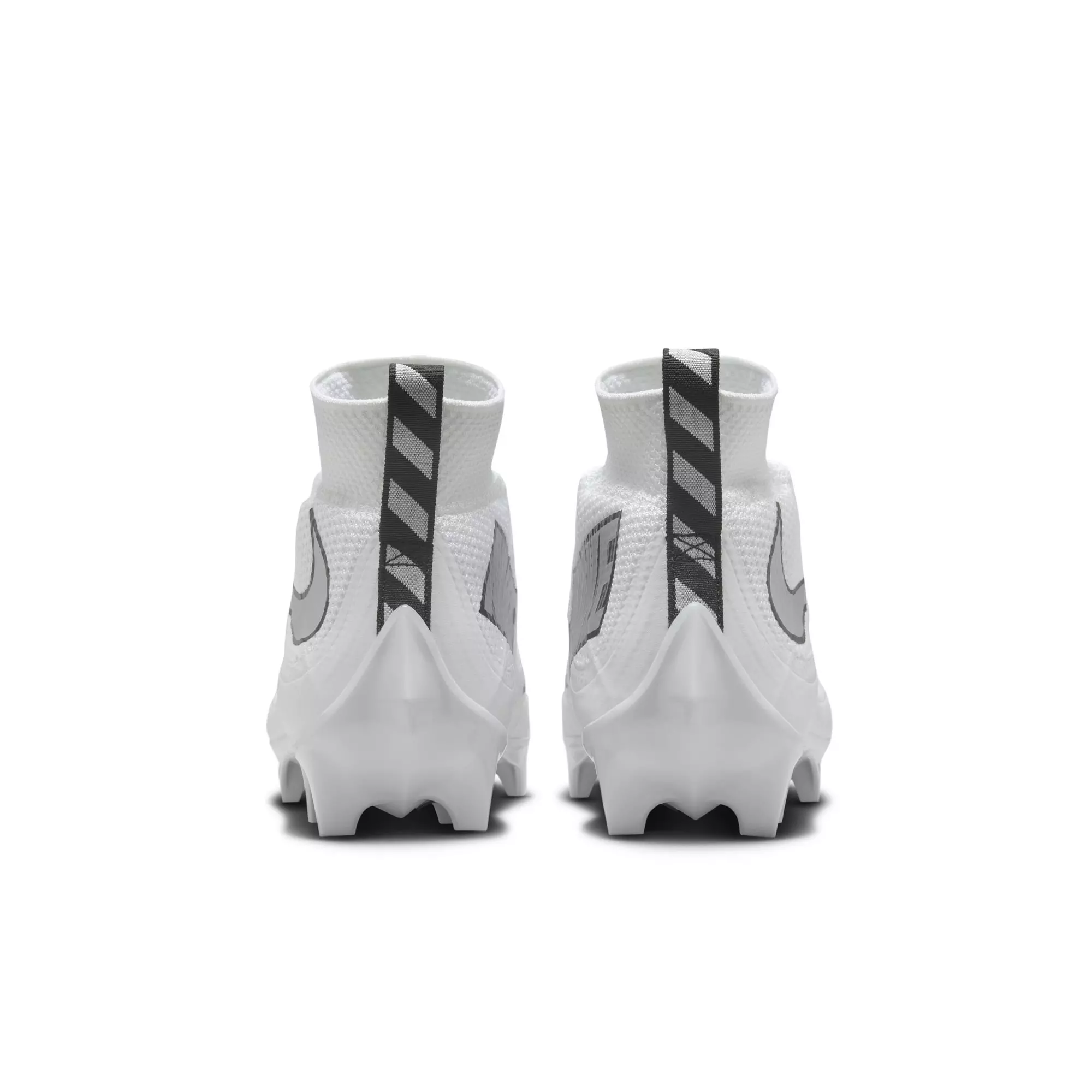 Nike Vapor Edge 360 Untouchable "White/Metallic Silver/Black" Men's Football Cleat - WHITE/SILVER