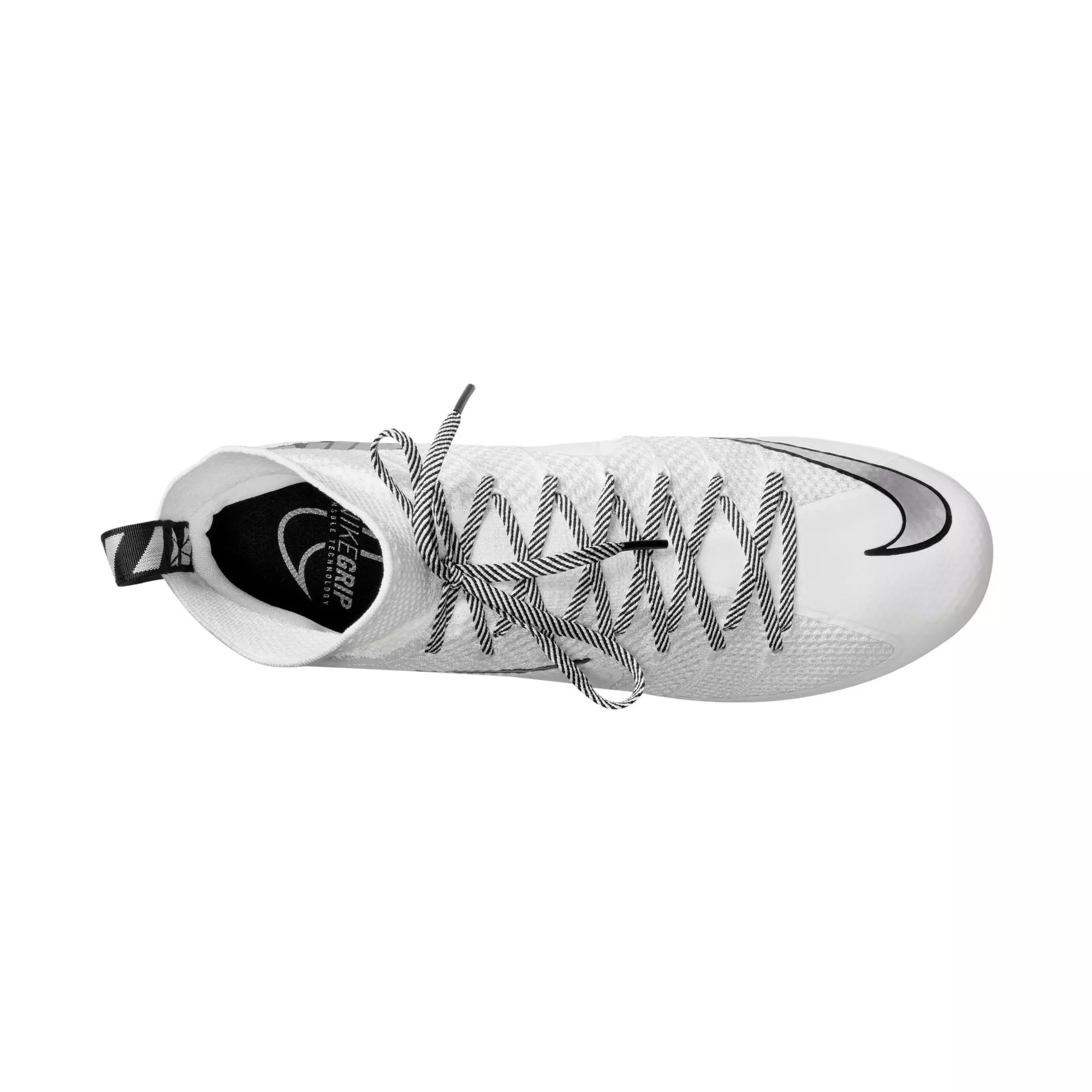 Nike Vapor Edge 360 Untouchable "White/Metallic Silver/Black" Men's Football Cleat - WHITE/SILVER