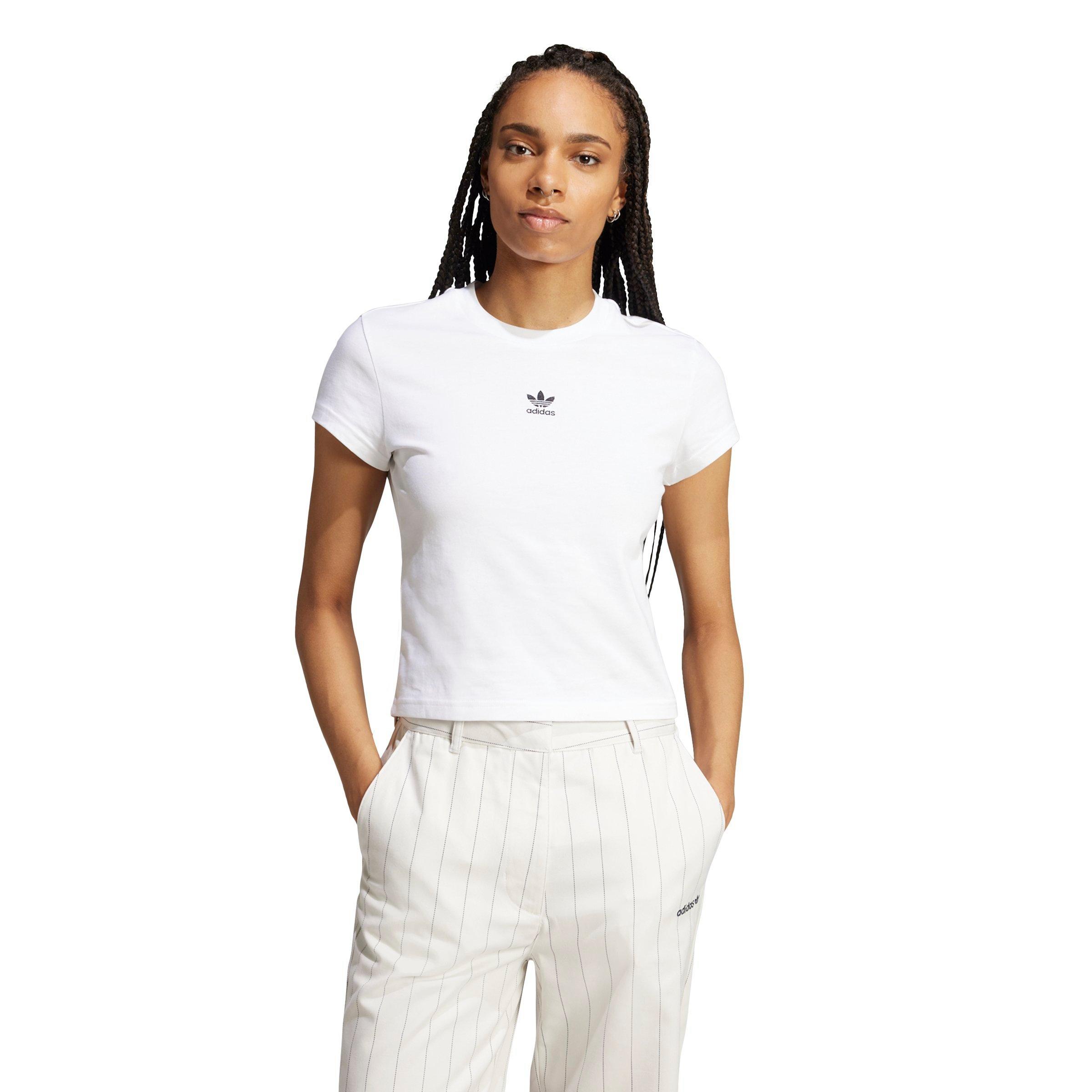 adidas Originals Women's Essentials Slim Tee - WHITE Thumbnail View 1