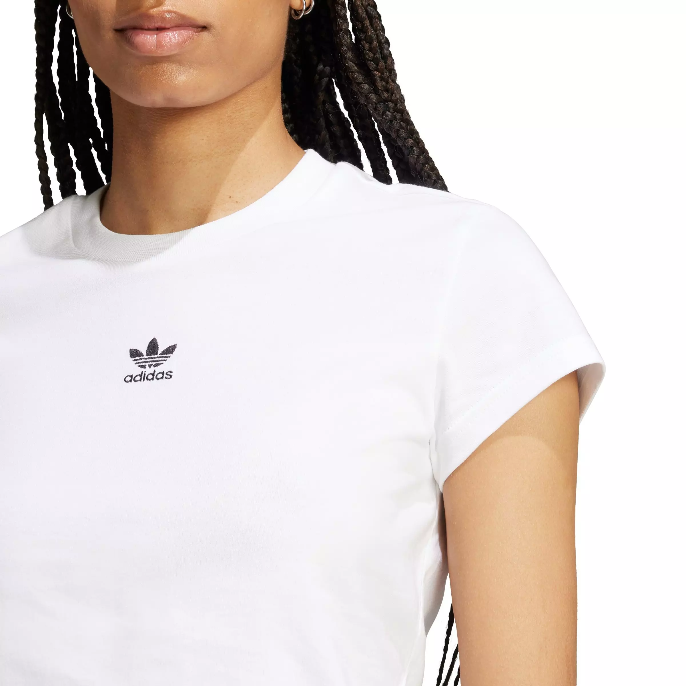 adidas Originals Women's Essentials Slim Tee - White - WHITE