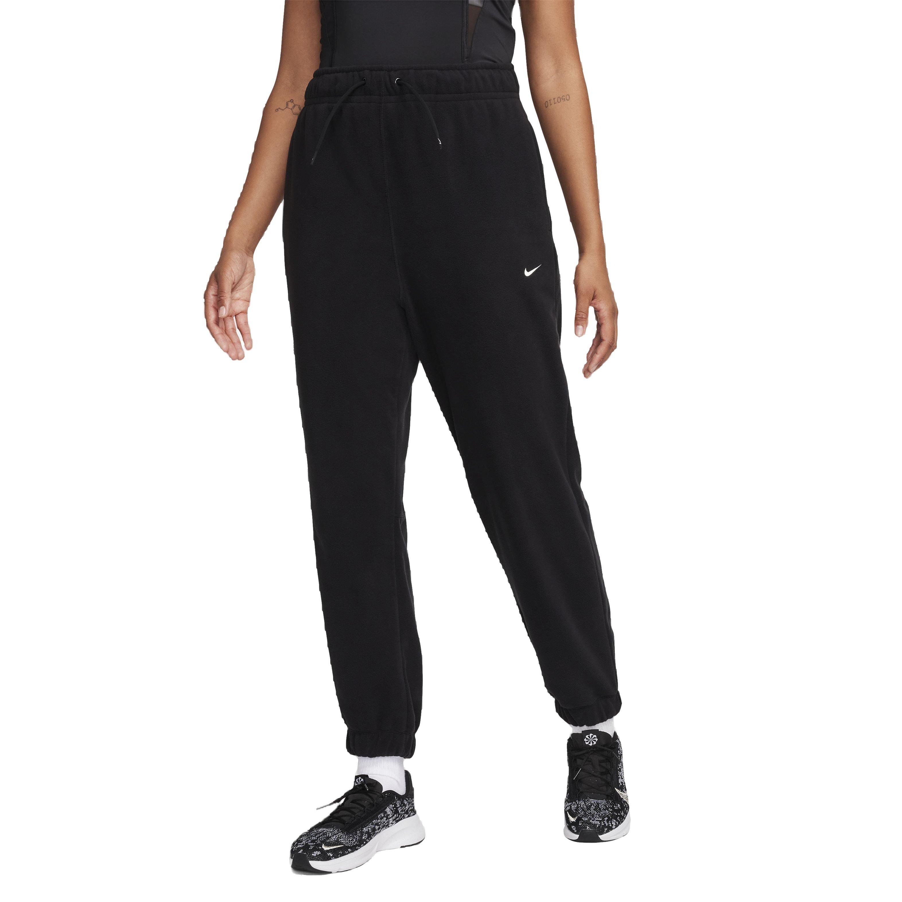 Nike Women's Therma-FIT One Loose Fleece Pants - BLACK Thumbnail View 1