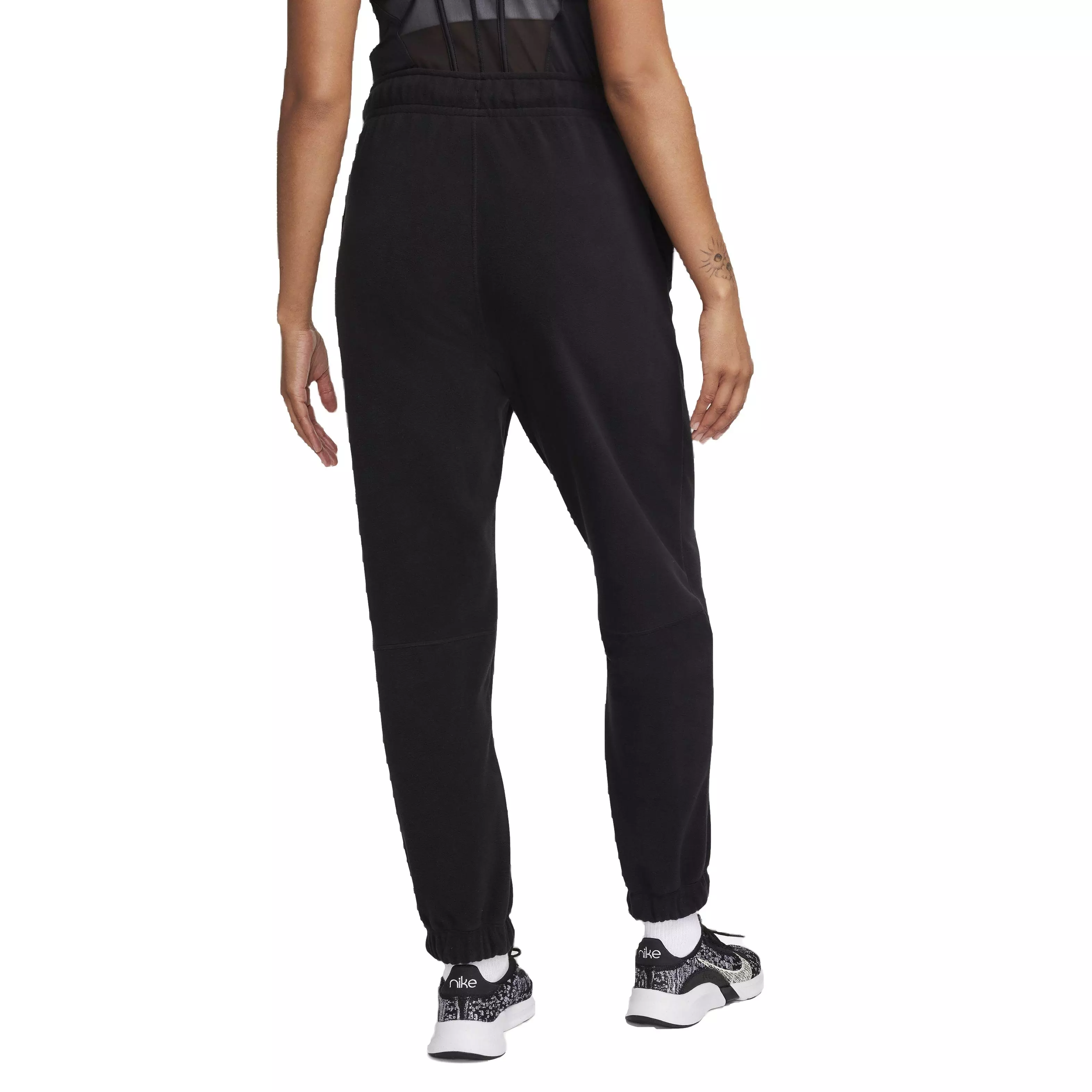 Nike Women's Therma-FIT One Loose Fleece Pants - BLACK