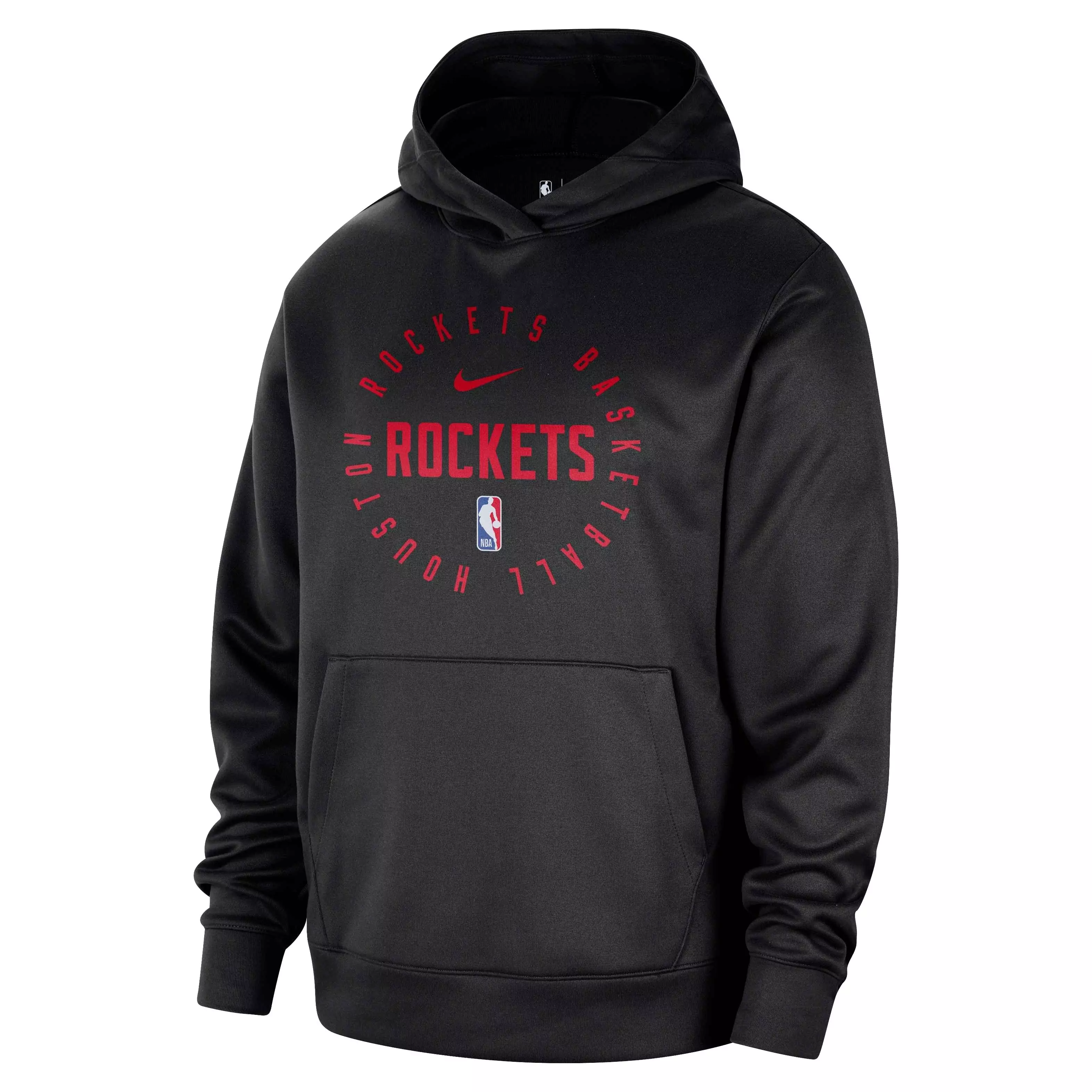 Nike Men's Dri-FIT NBA Houston Rockets Spotlight Pullover Hoodie -Black - BLACK
