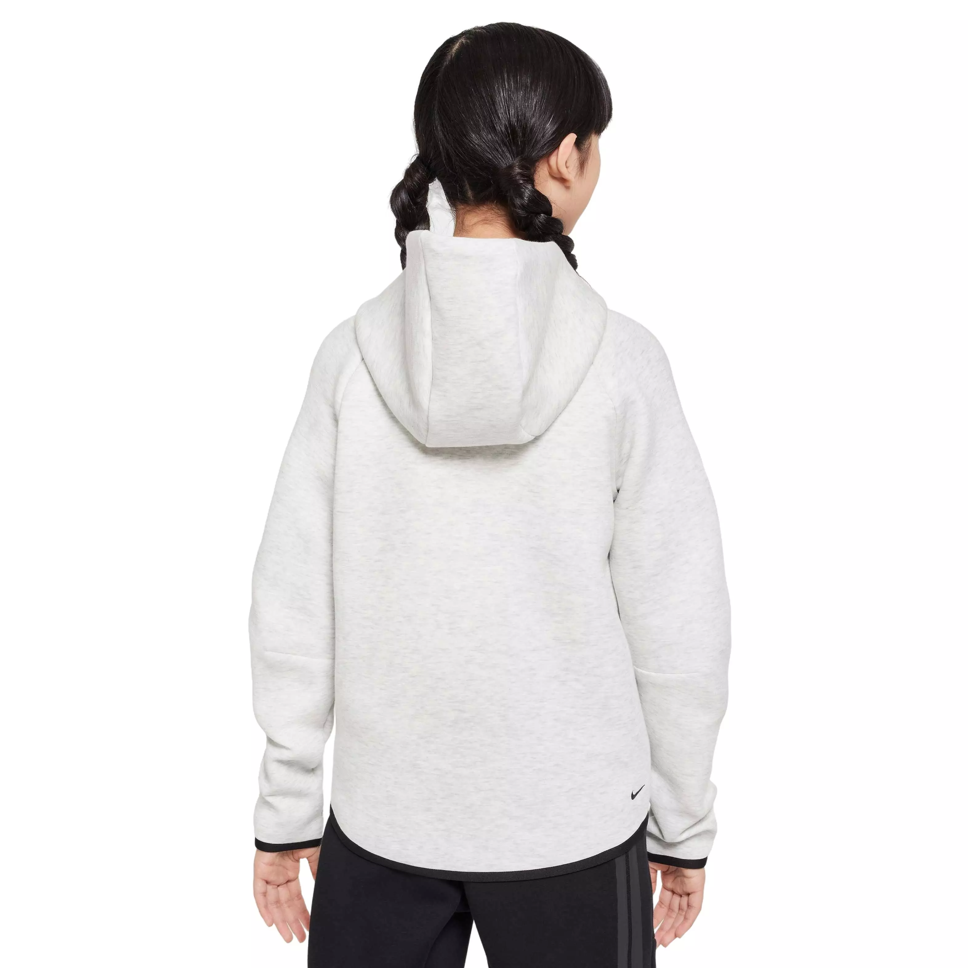 Nike Big Girls' Sportswear Tech Fleece Full-Zip Jacket - GREY