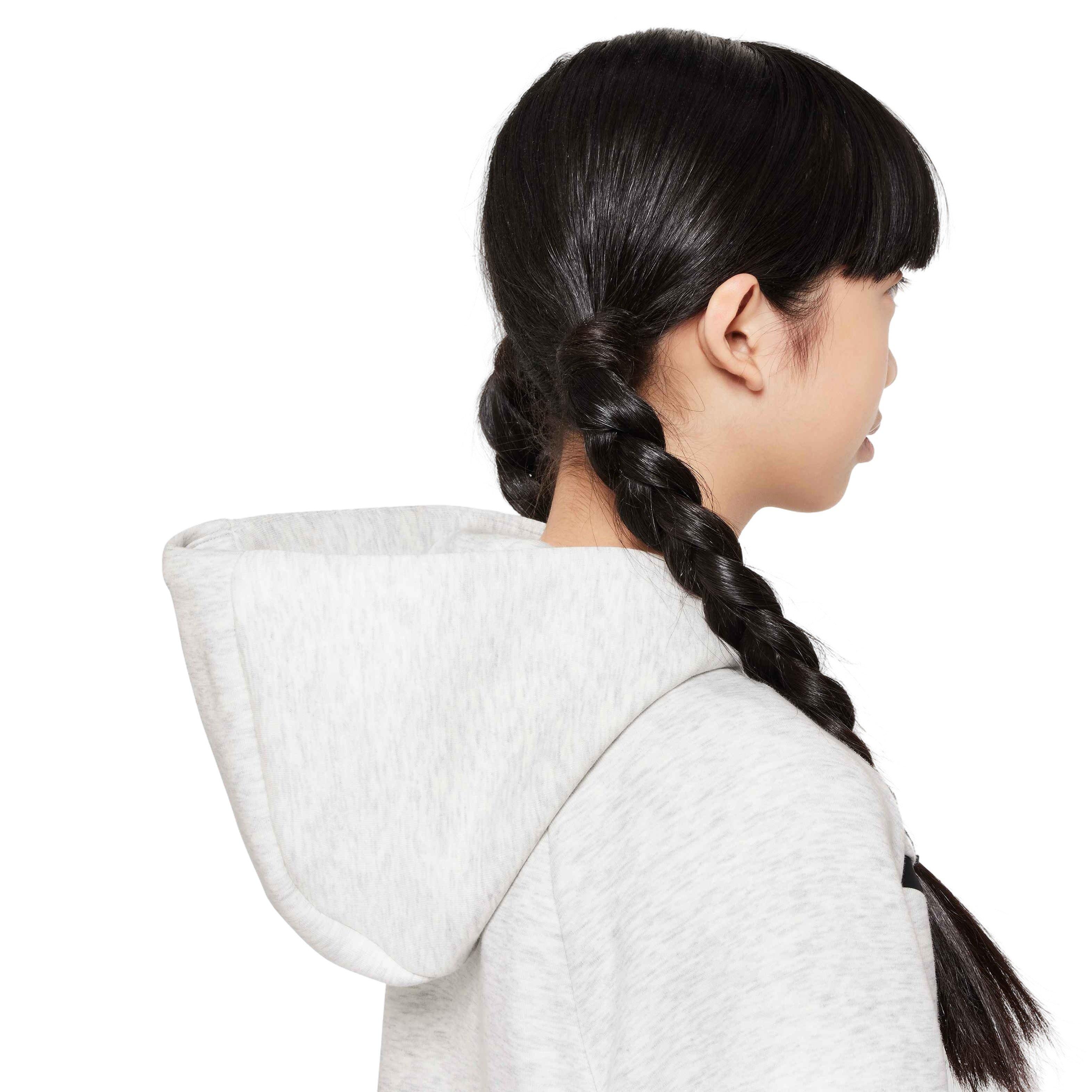 Nike Big Girls' Sportswear Tech Fleece Full-Zip Jacket - GREY Thumbnail View 4