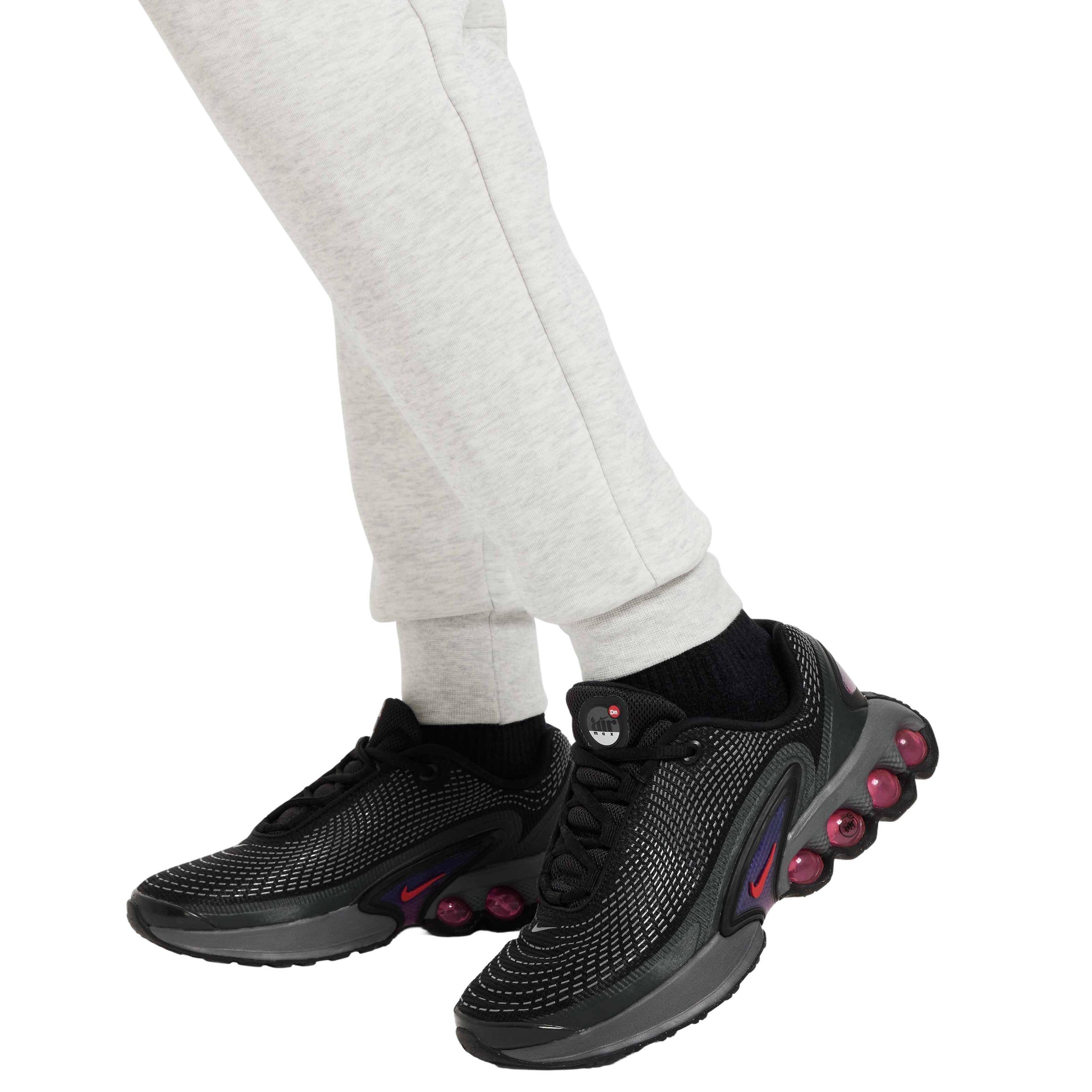 Nike Big Girls' Sportswear Tech Lightweight Fleece Joggers - GREY Thumbnail View 8