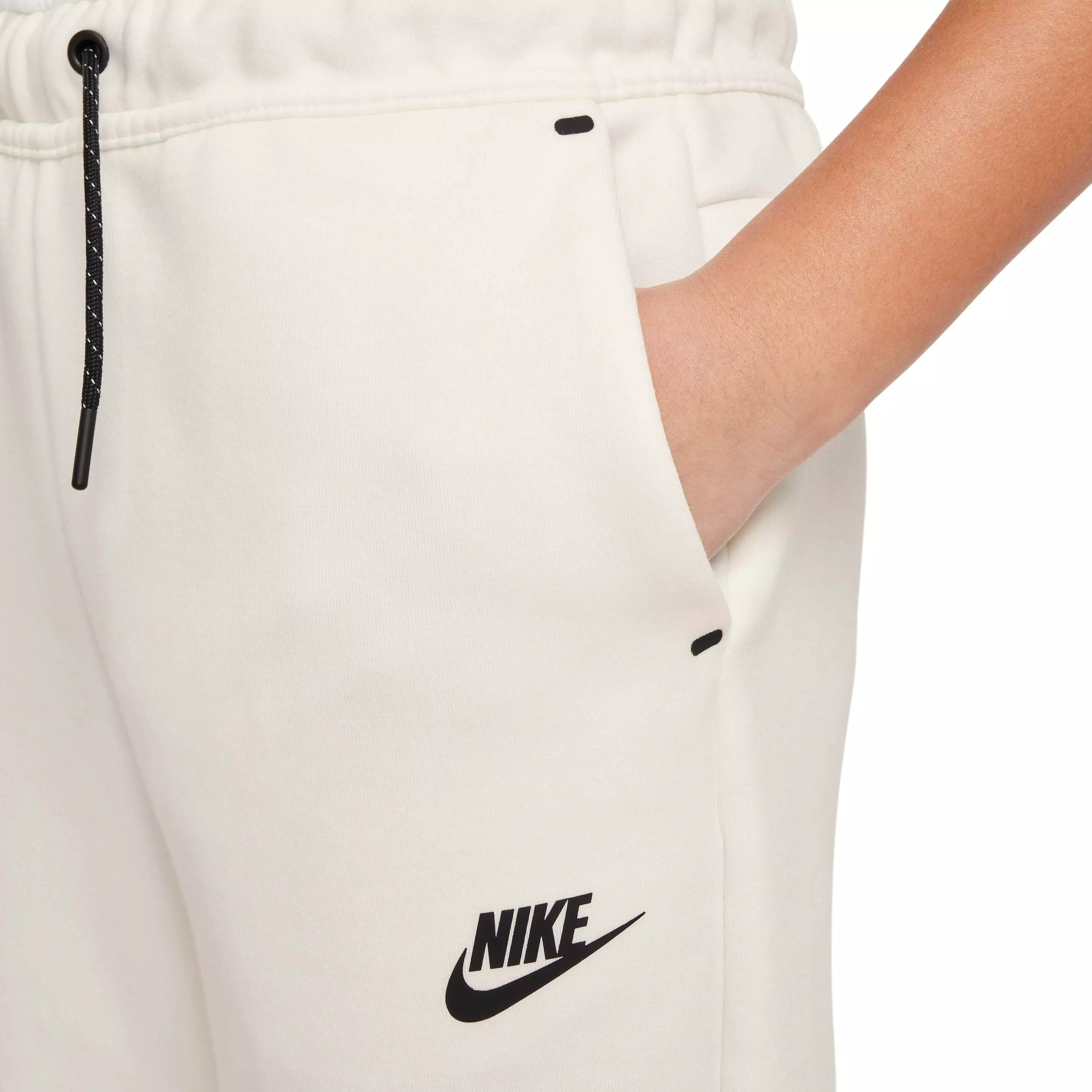 Nike Big Girls' Sportswear Tech Fleece Joggers - WHITE