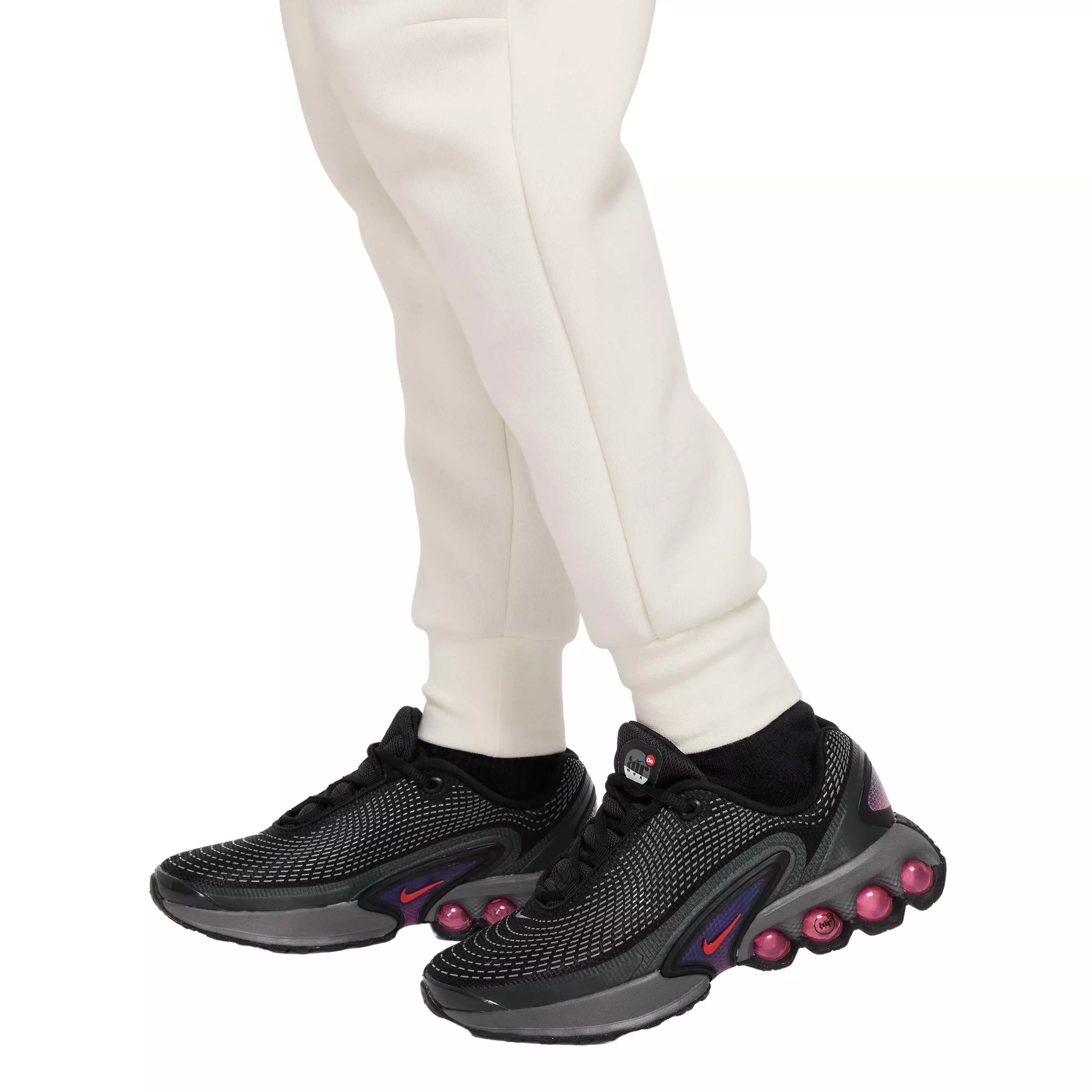 Nike Big Girls' Sportswear Tech Lightweight Fleece Joggers - WHITE