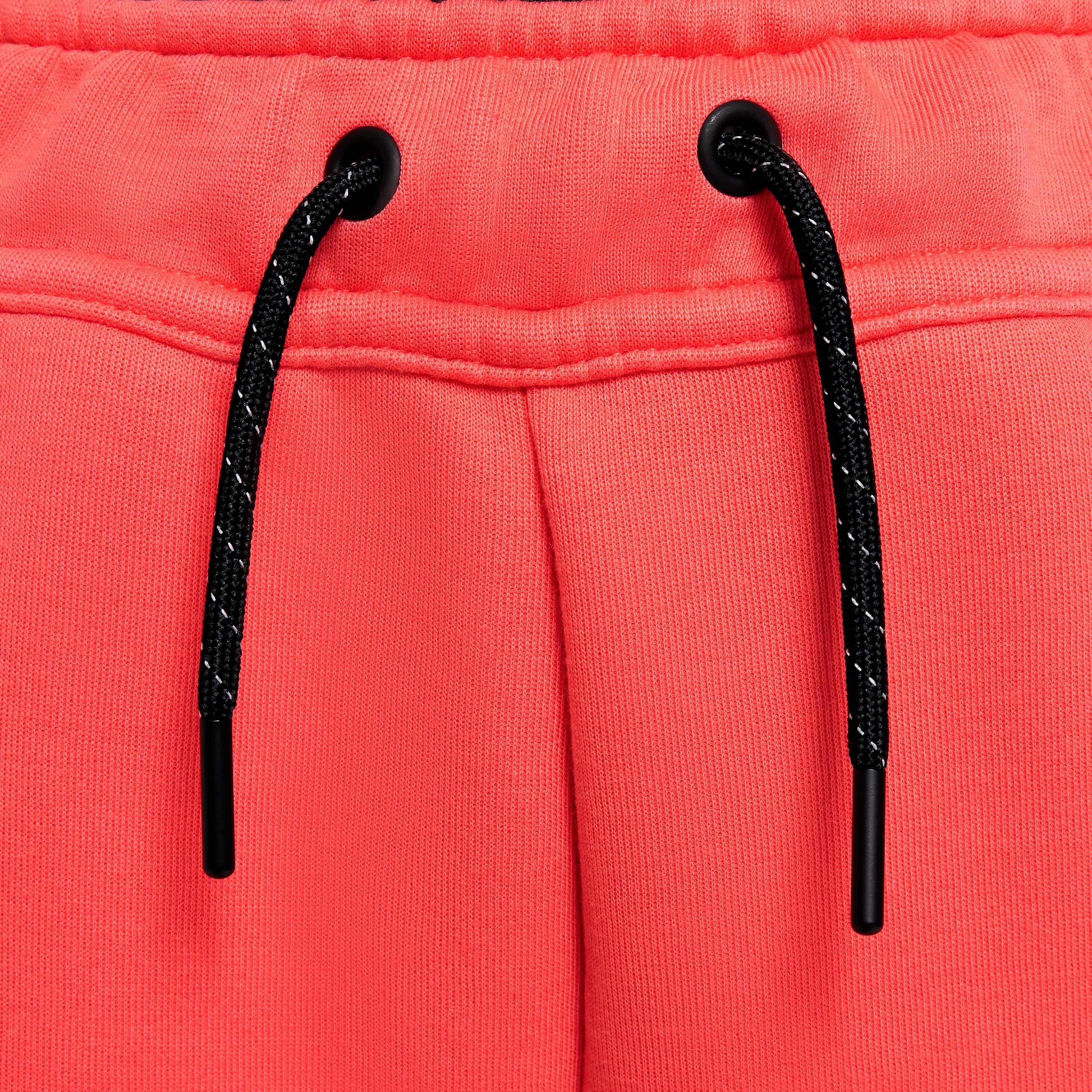 Nike Big Girls' Sportswear Tech Fleece Joggers - ORANGE Thumbnail View 3