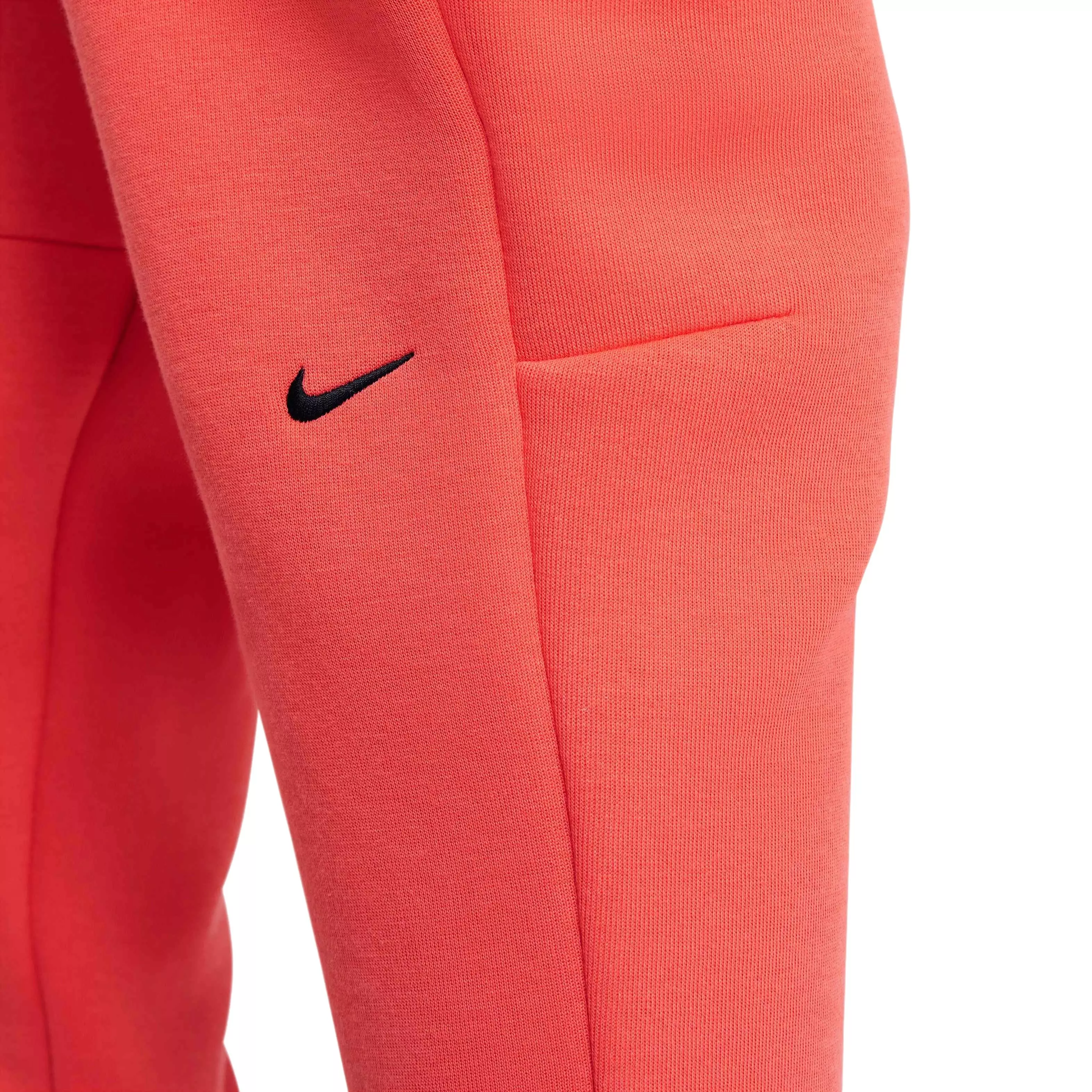 Nike Big Girls' Sportswear Tech Lightweight Fleece Joggers - ORANGE