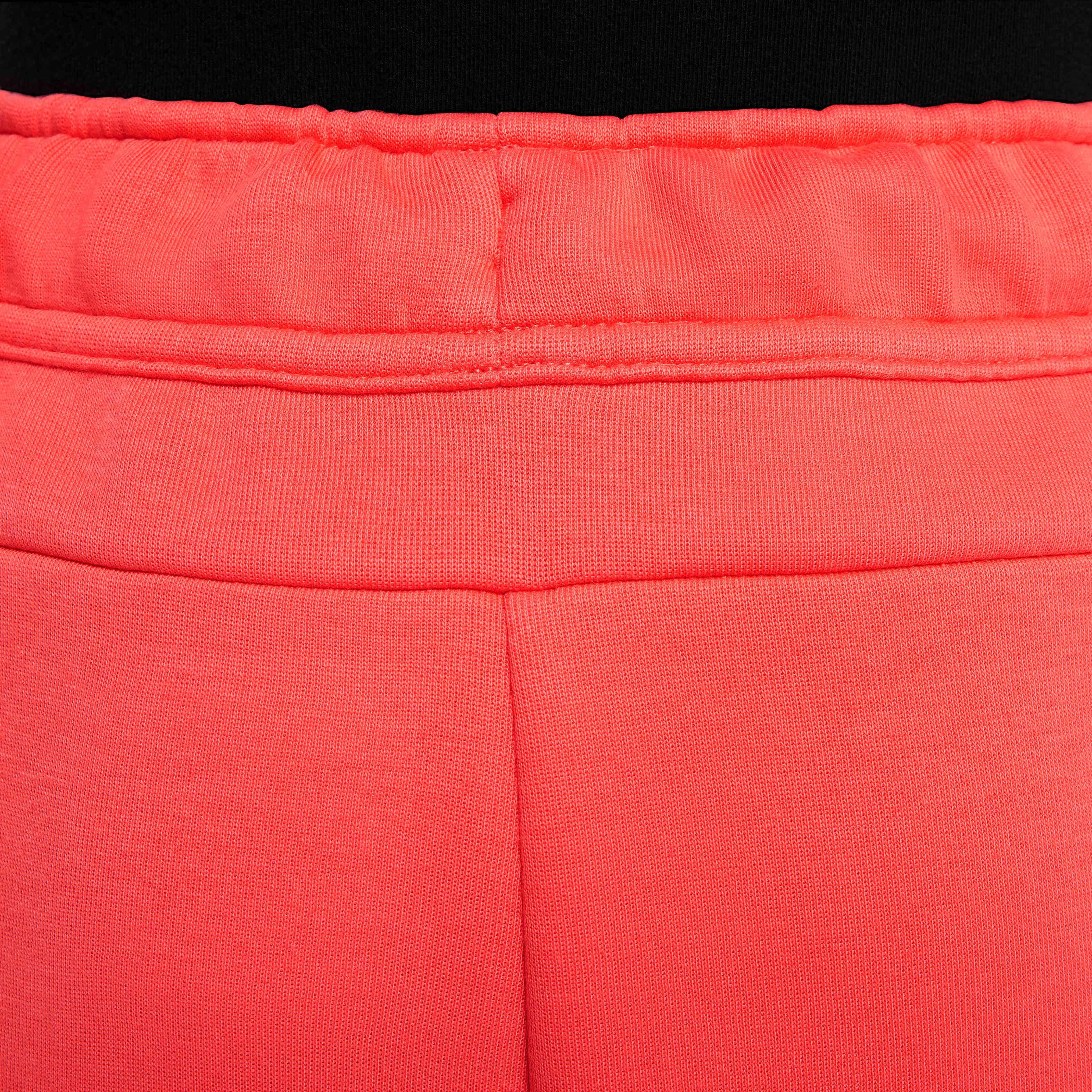 Nike Big Girls' Sportswear Tech Lightweight Fleece Joggers - ORANGE Thumbnail View 7