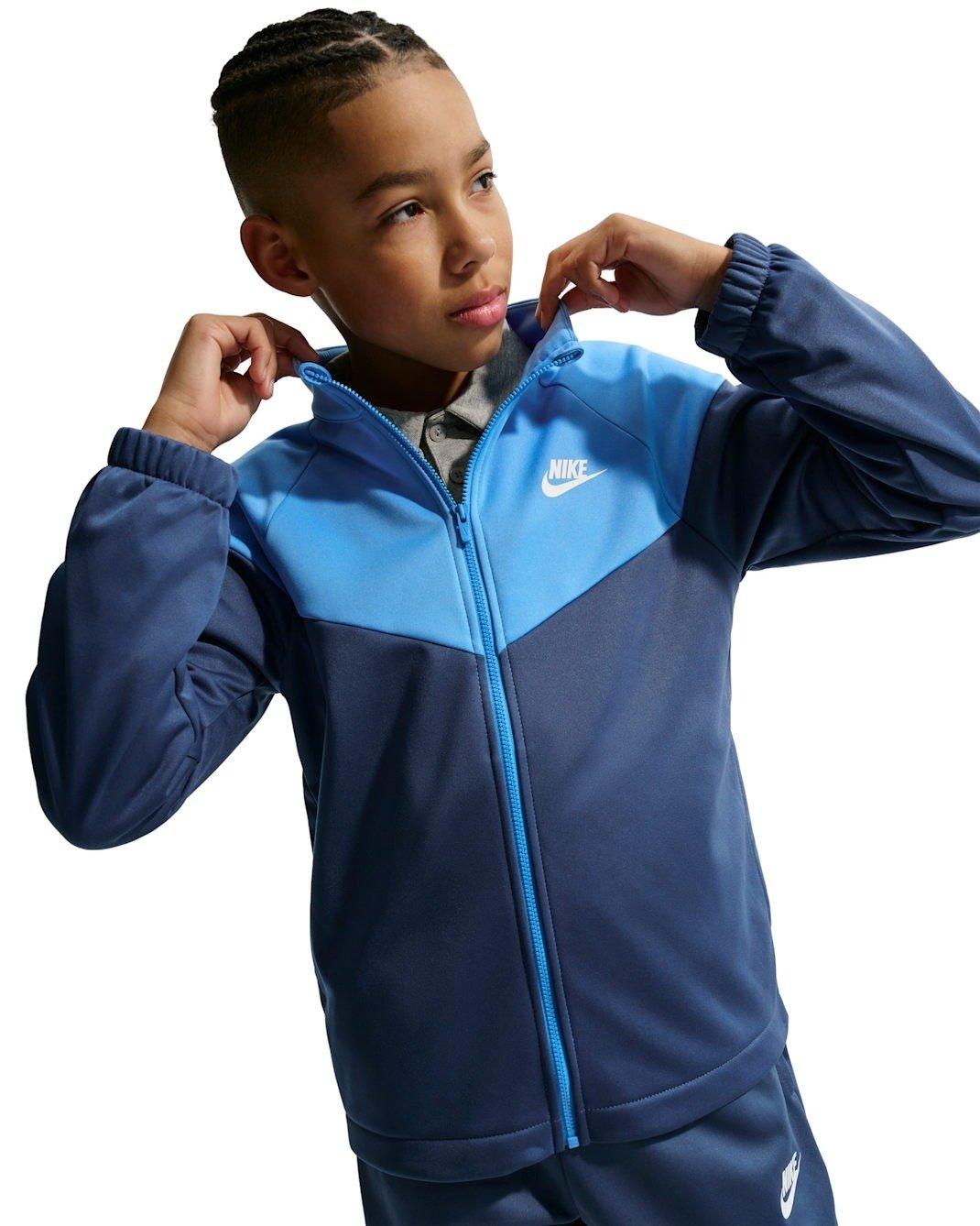 Nike Big Kids' Sportswear Dri-FIT Tracksuit - Navy/Blue - NAVY/BLUE Thumbnail View 2