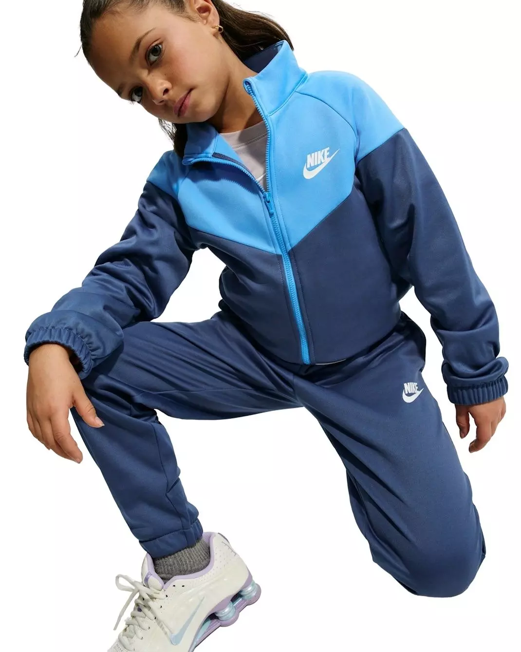 Nike Big Kids' Sportswear Dri-FIT Tracksuit - Navy/Blue - NAVY/BLUE