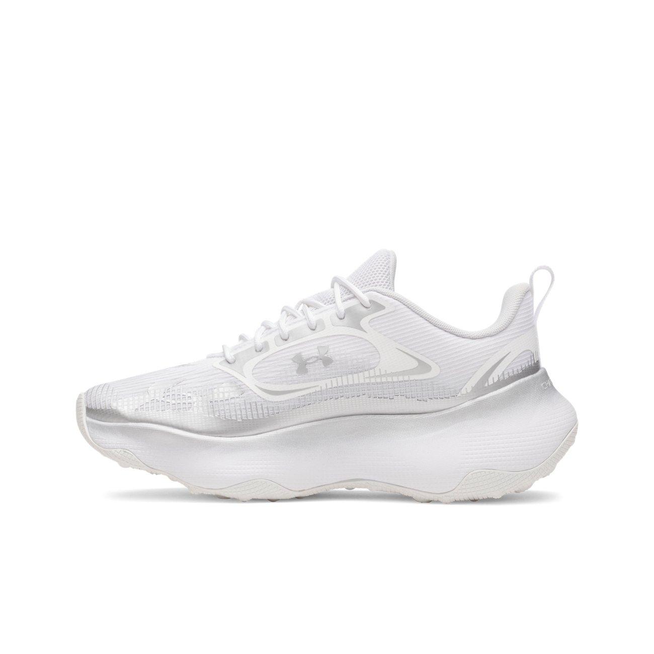 Under Armour Pulse "White/Distant Grey" Women's Running Shoe - WHITE/GREY