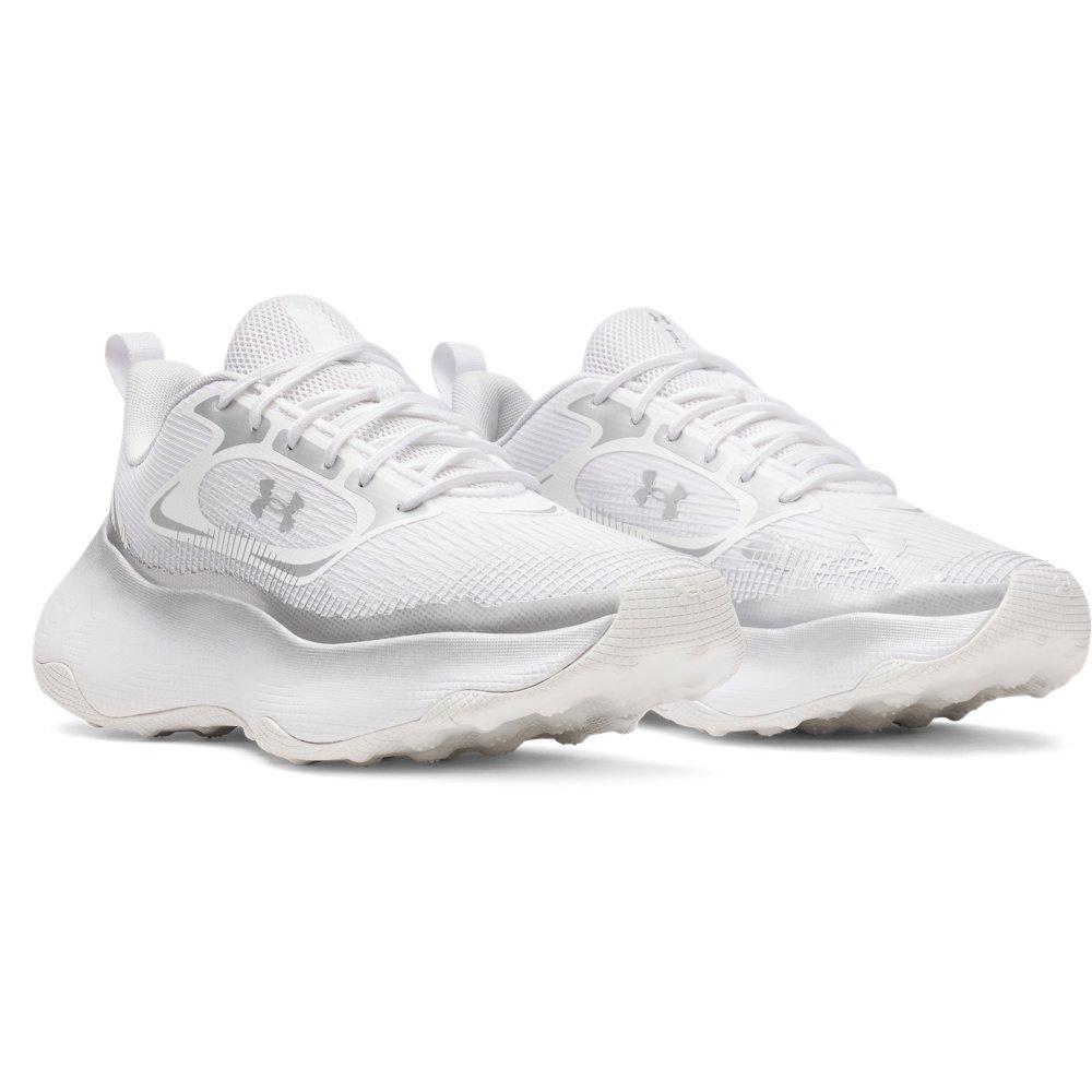 Under Armour Pulse "White/Distant Grey" Women's Running Shoe - WHITE/GREY