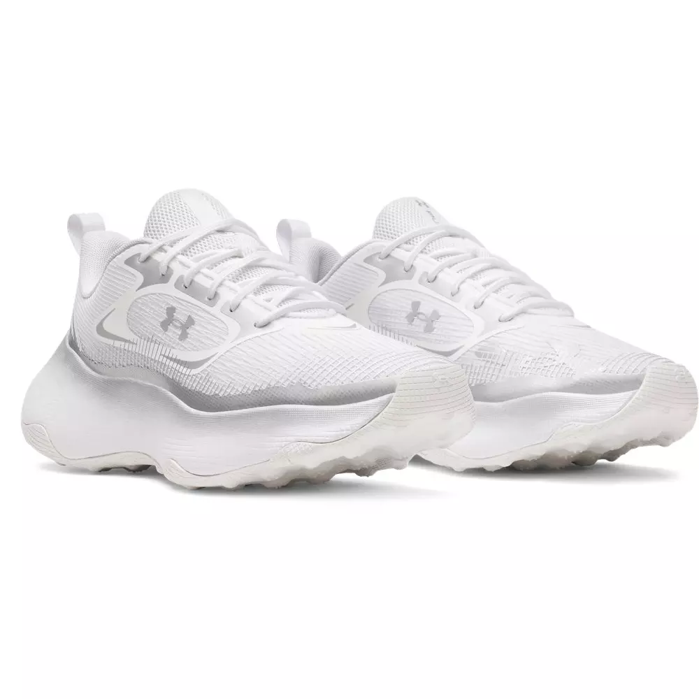 Under Armour Pulse "White/Distant Grey" Women's Running Shoe - WHITE/GREY