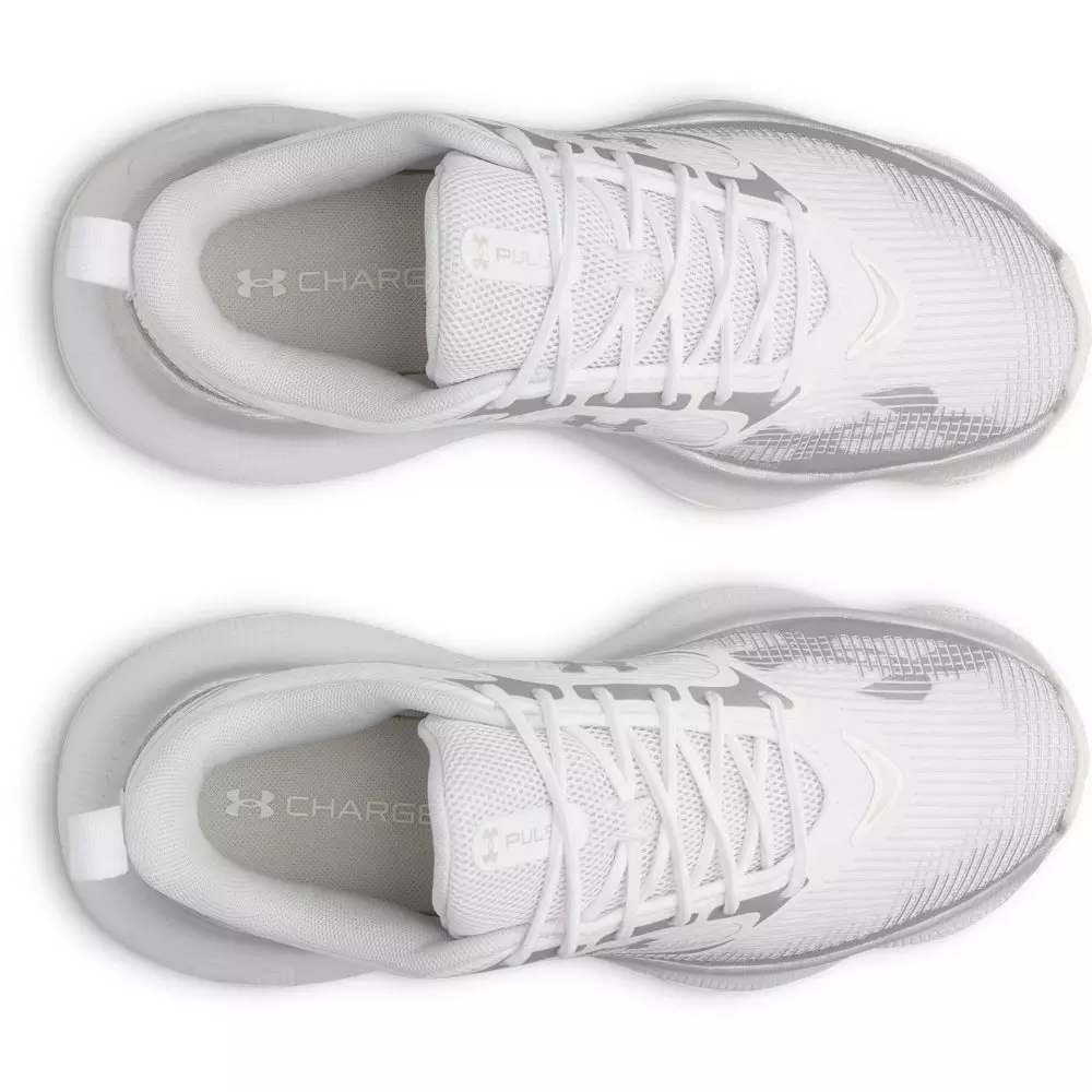 Under Armour Pulse "White/Distant Grey" Women's Running Shoe - WHITE/GREY