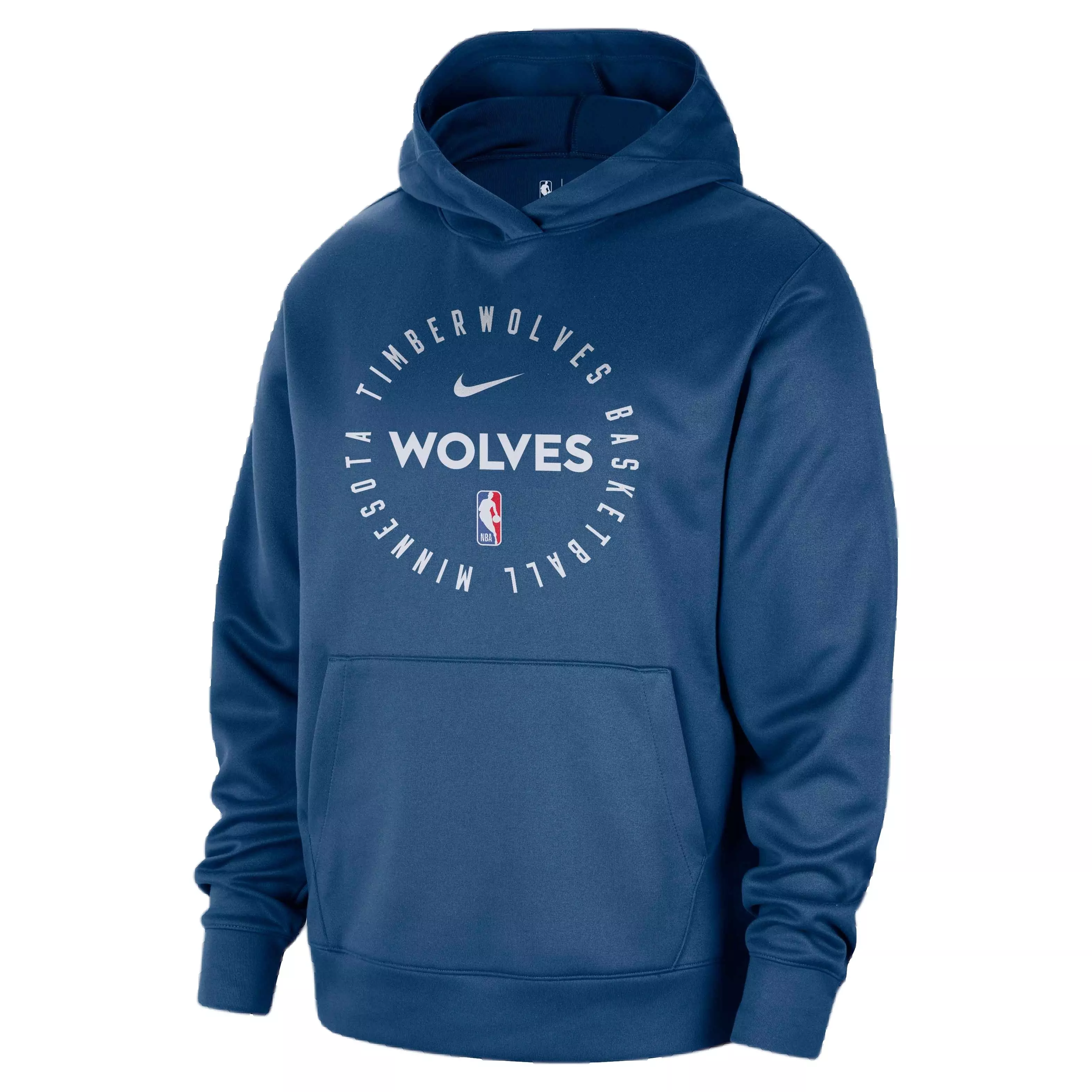 Nike Men's Dri-FIT NBA Minnesota Timberwolves Spotlight Pullover Hoodie -Blue - BLUE