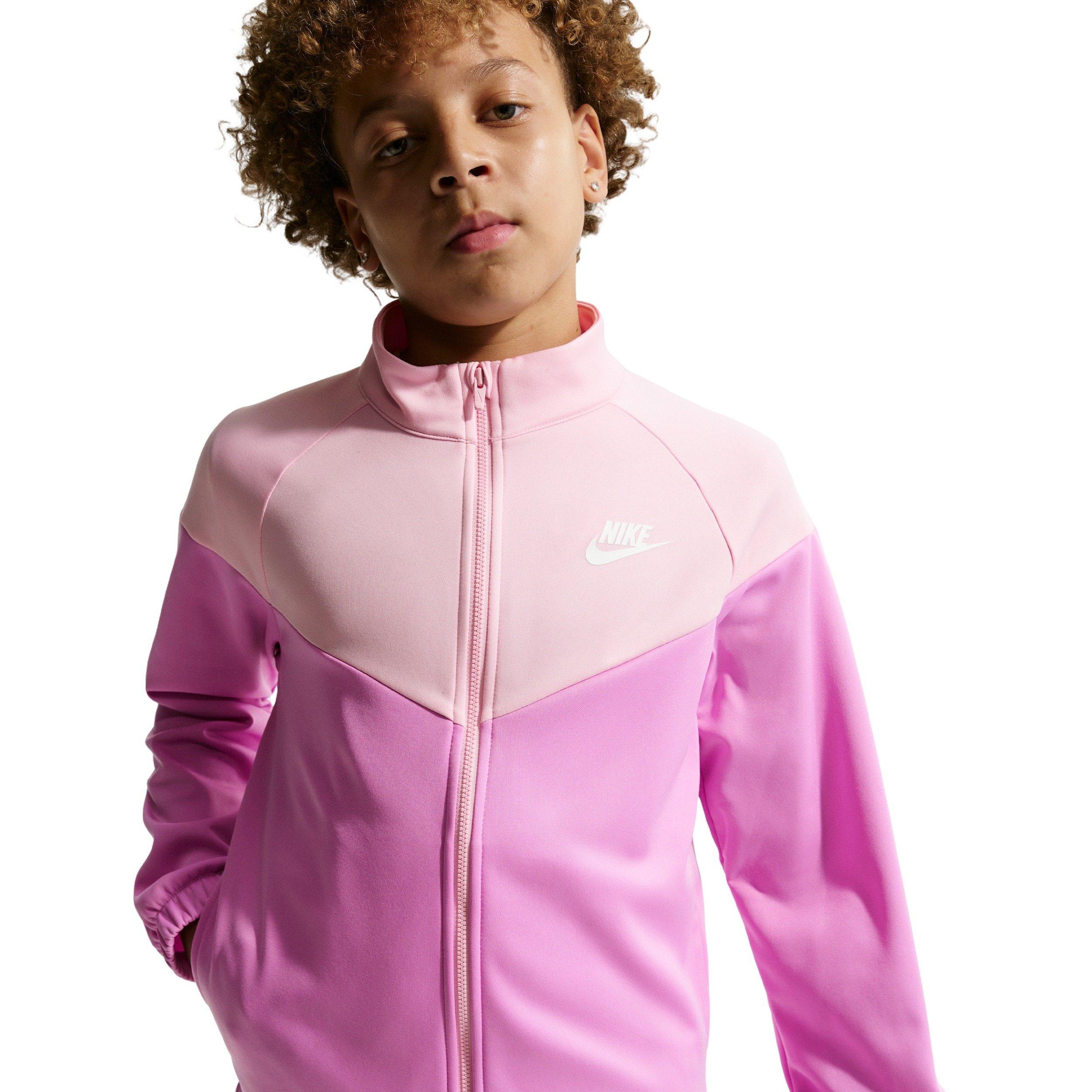Nike Big Kids' Sportswear Dri-FIT Tracksuit -Lt Magenta - LT MAGENTA Thumbnail View 2