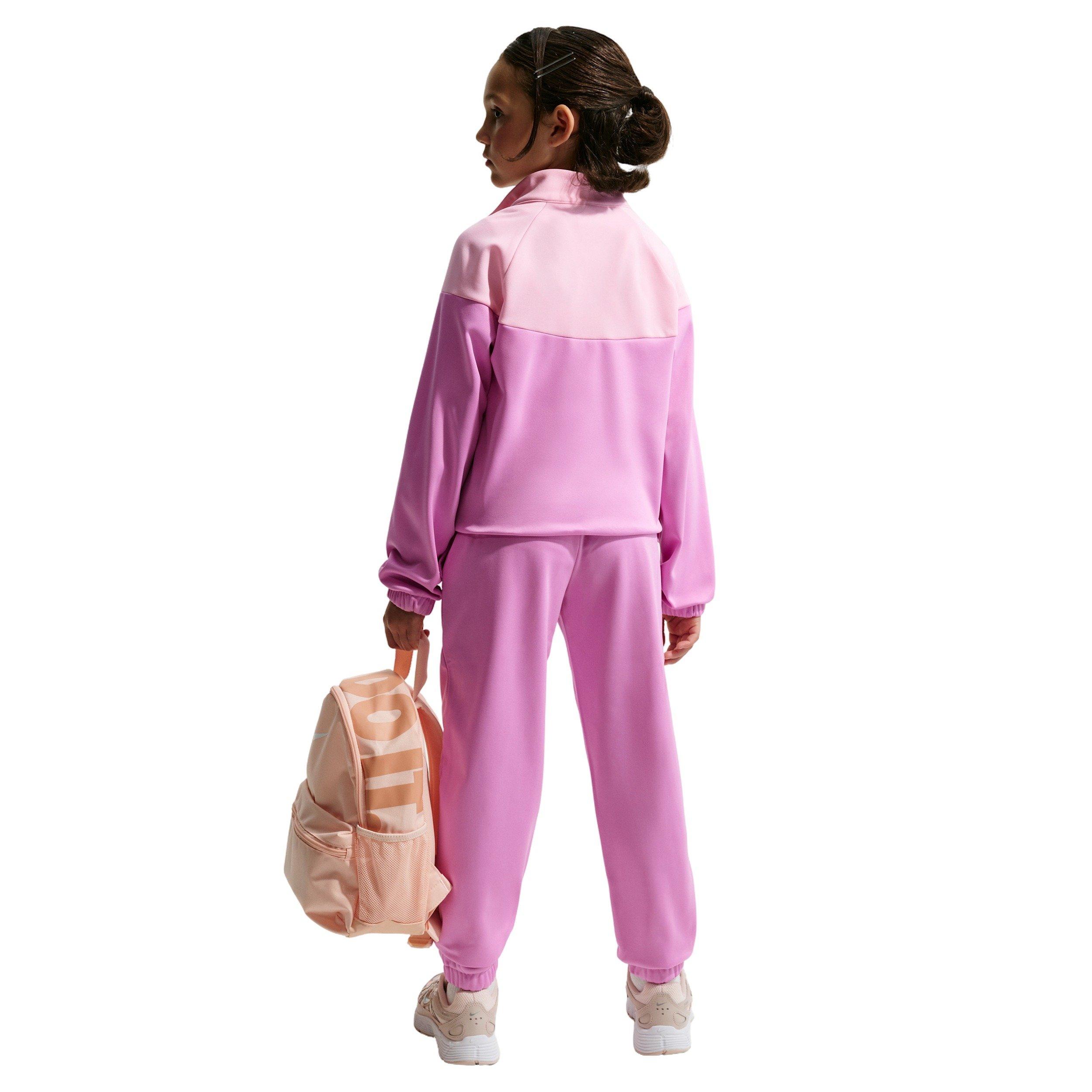 Nike Big Kids' Sportswear Dri-FIT Tracksuit -Lt Magenta - LT MAGENTA Thumbnail View 7