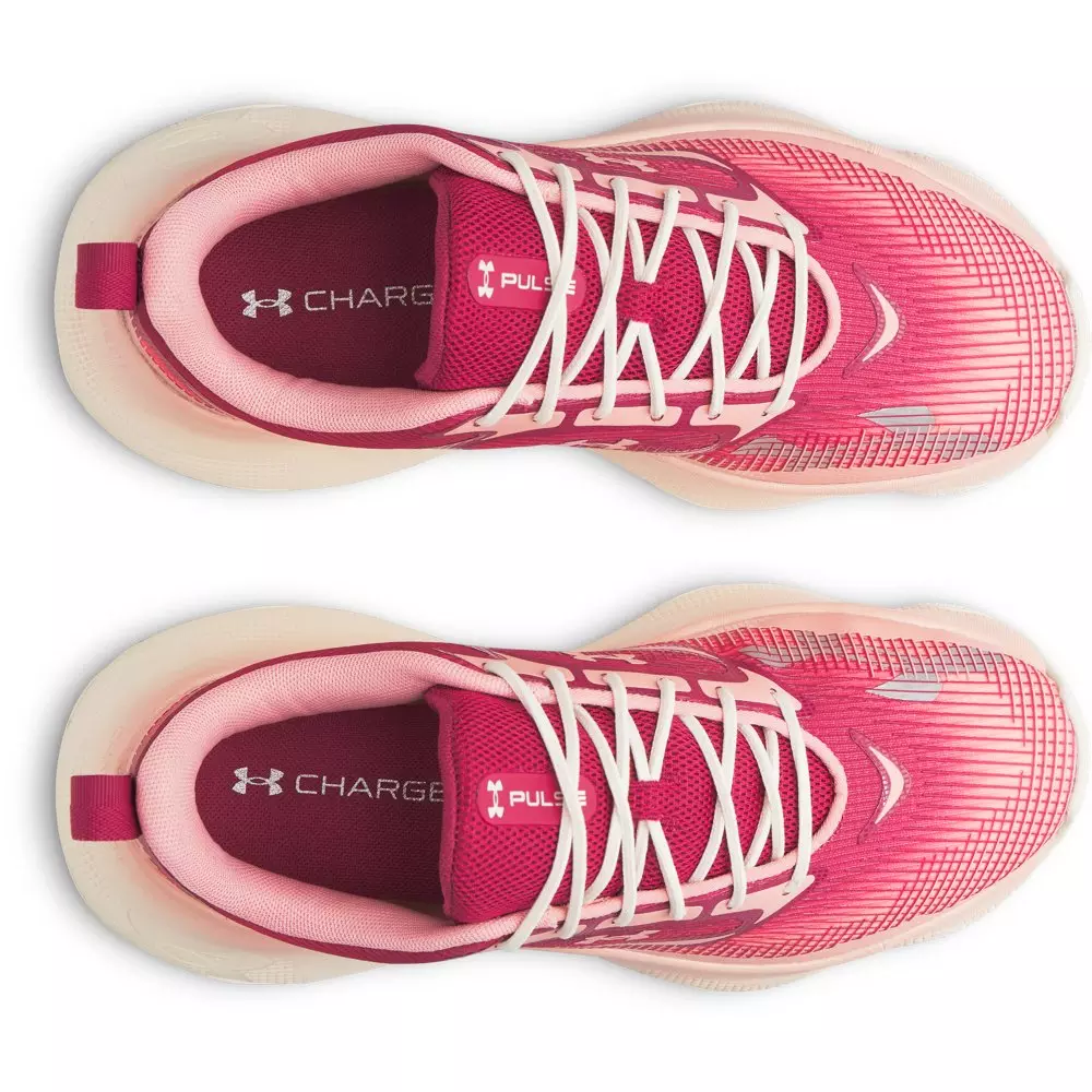 Under Armour Pulse "Claret/Posh Pink" Women's Running Shoe - CLARET/PINK