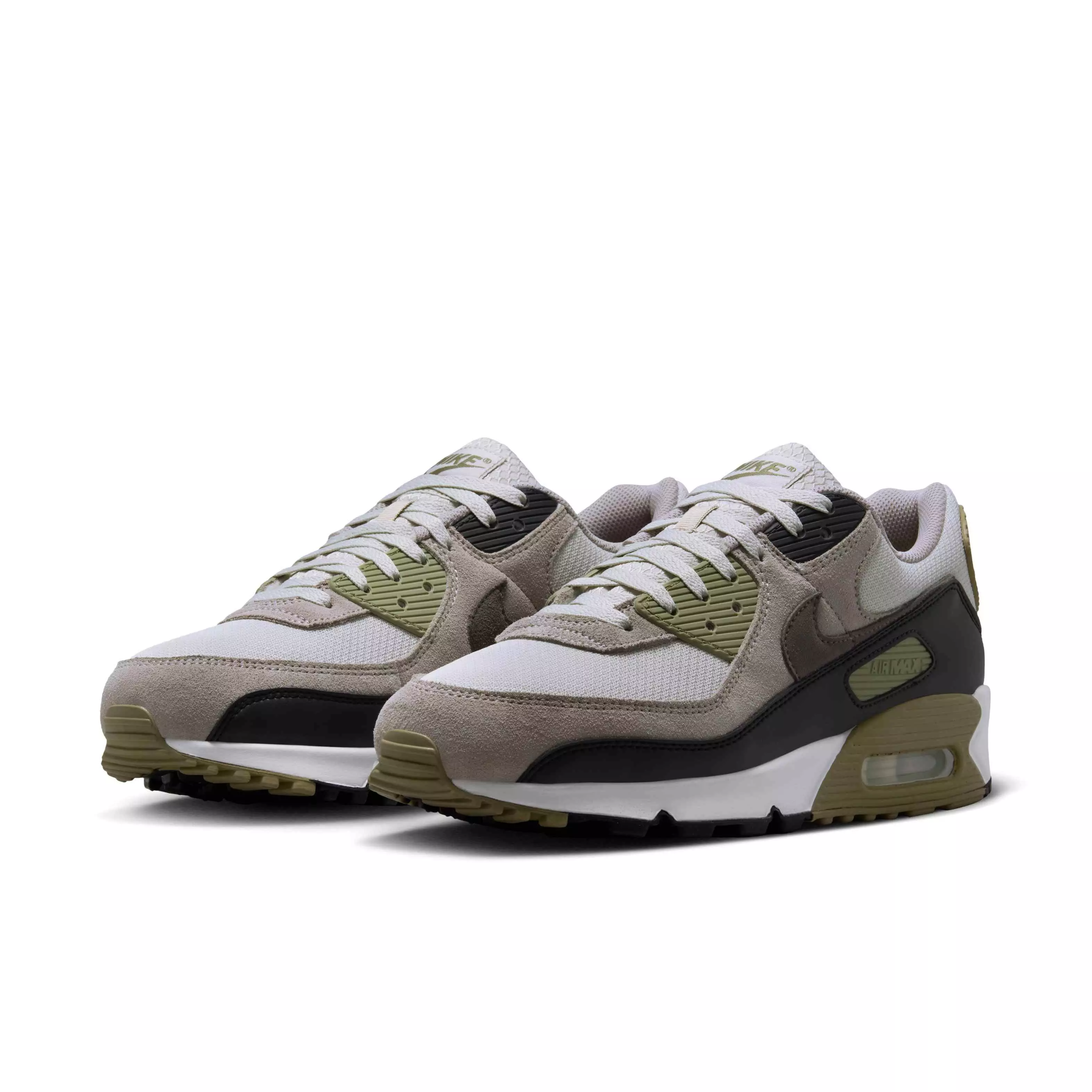 Nike Air Max 90 "Light Bone/Neutral Olive/College Grey/Cave Stone" Men's Shoe - LT BONE/OLIVE/GREY/STONE