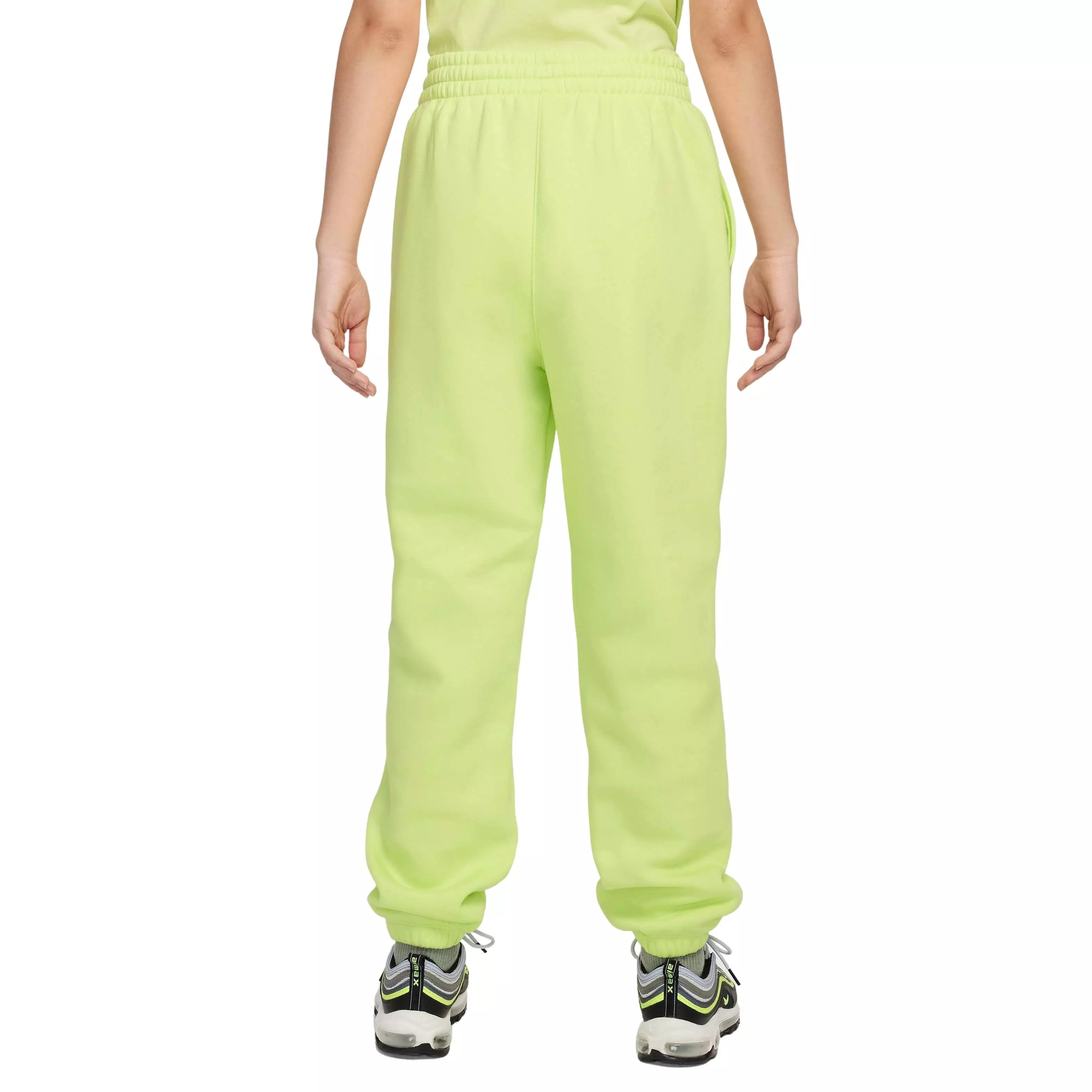 Nike Big Girls' Sportswear Club Fleece Loose Pants - YELLOW
