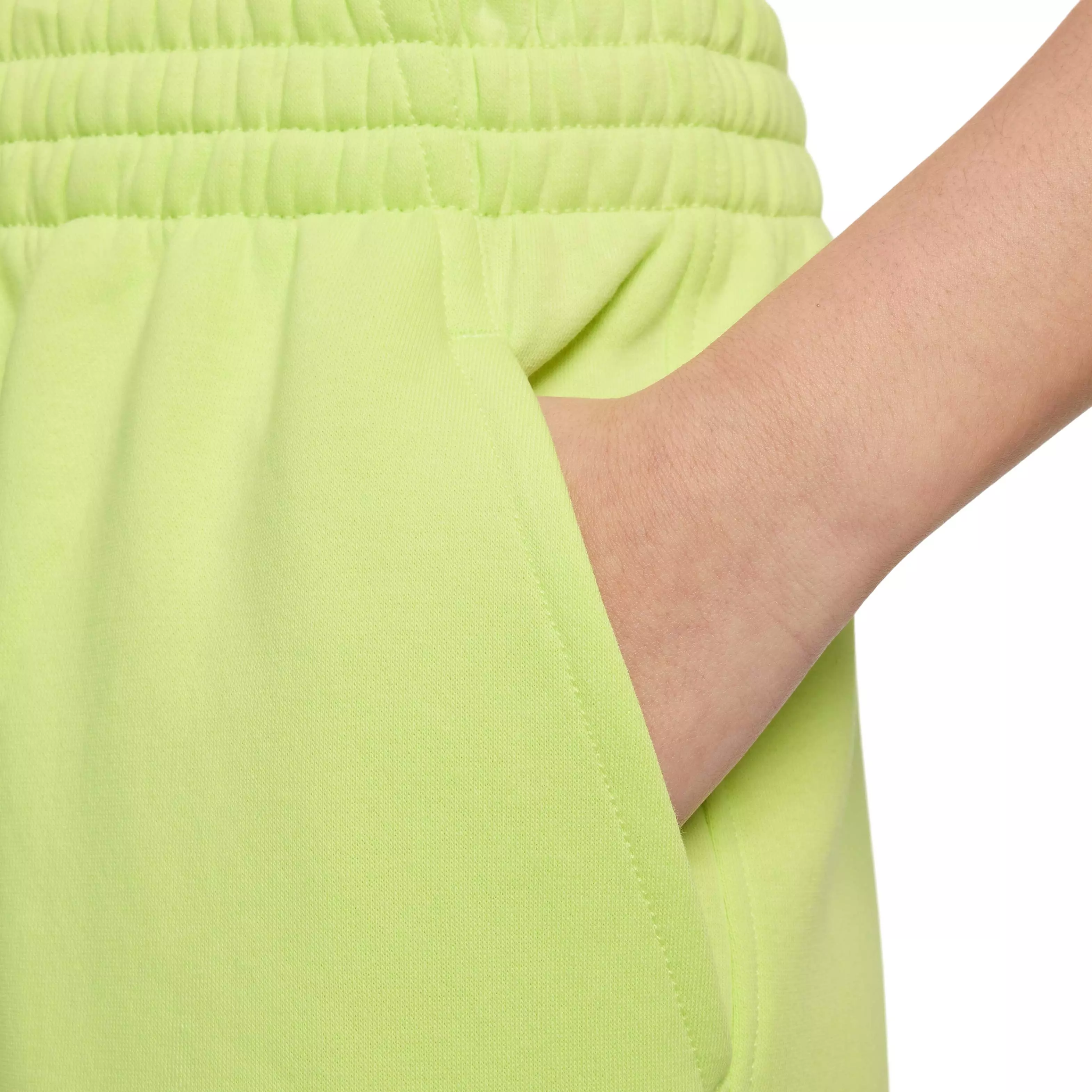 Nike Big Girls' Sportswear Club Fleece Loose Pants - YELLOW