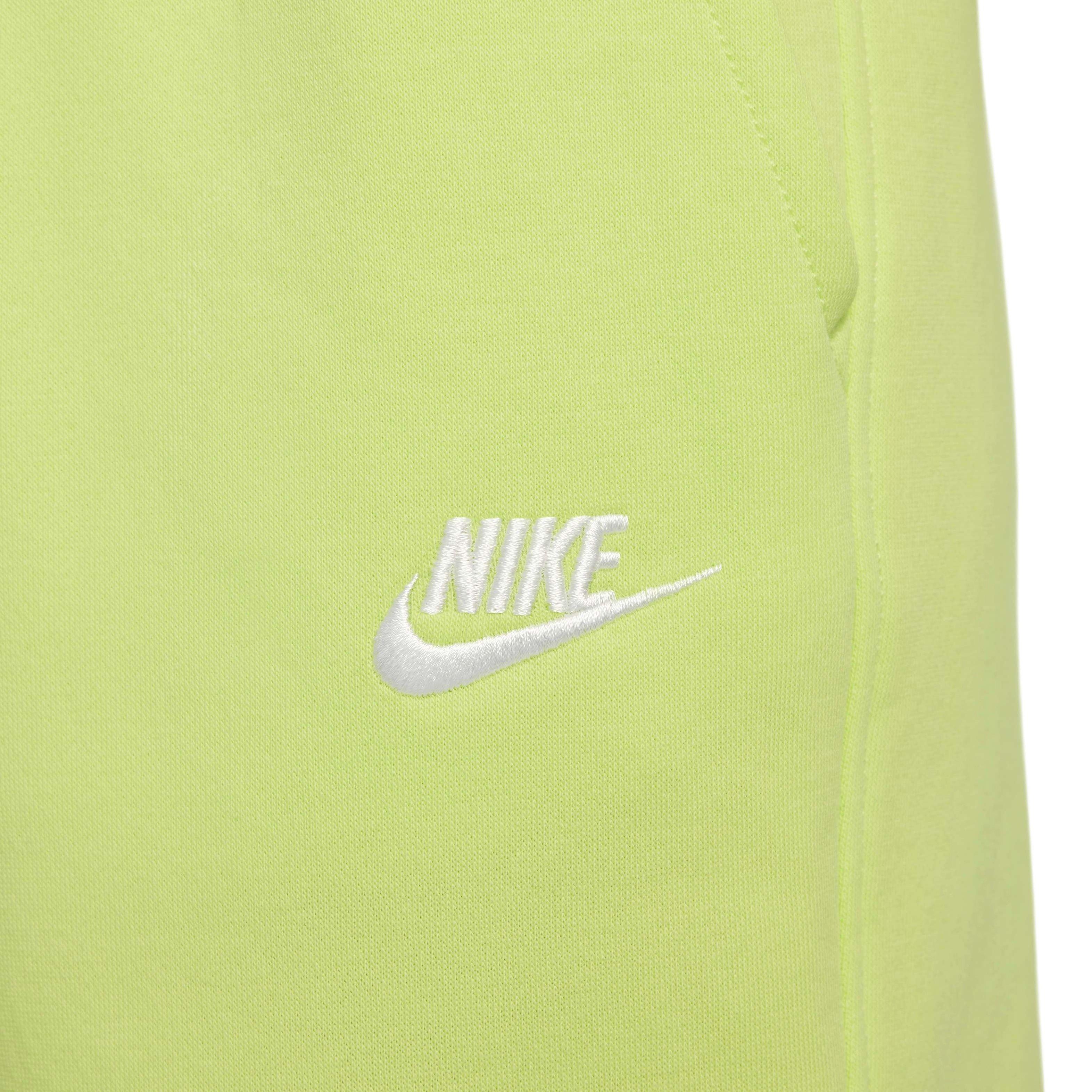 Nike Big Girls' Sportswear Club Lightweight Fleece Loose Pants - YELLOW Thumbnail View 5