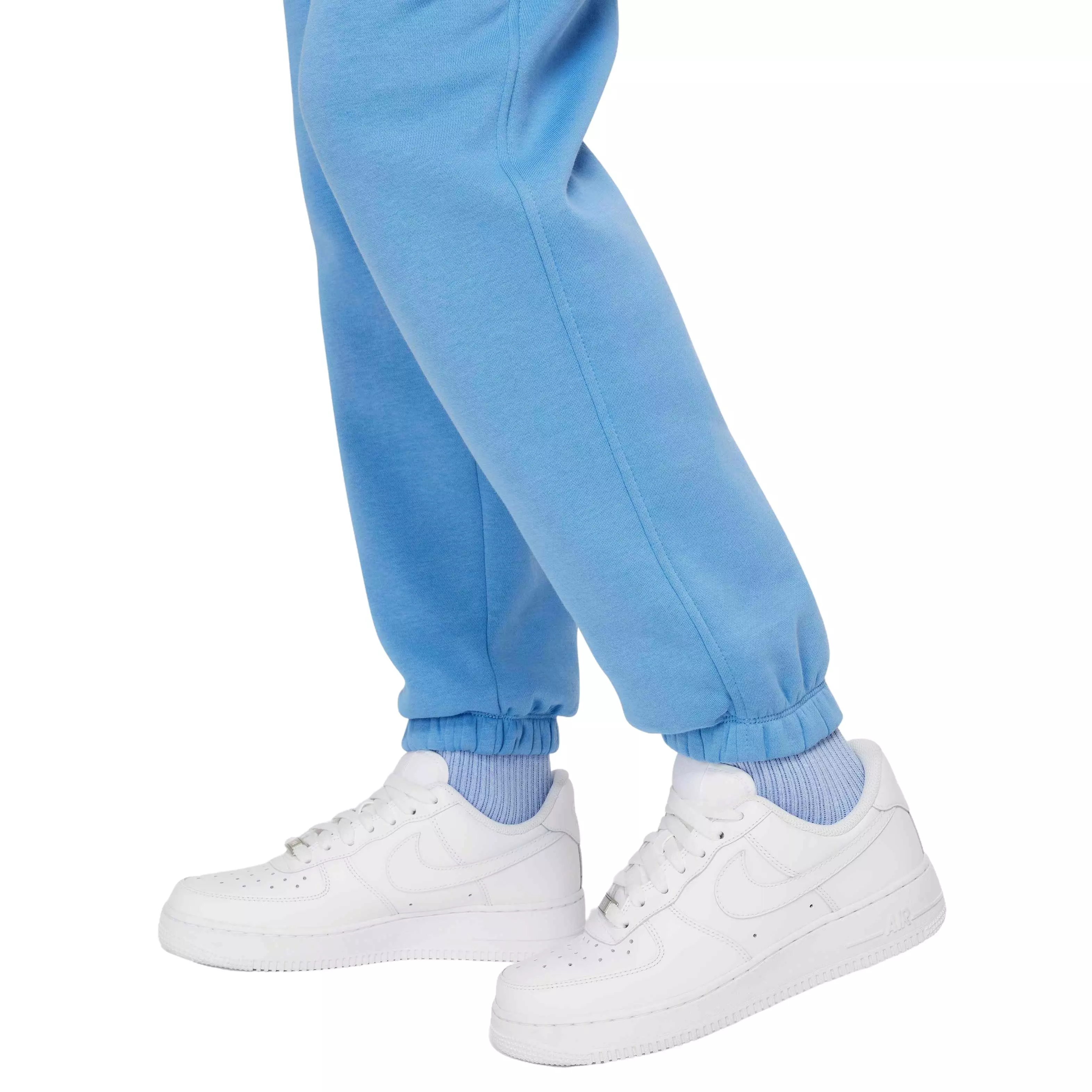 Nike Big Girls' Sportswear Club Fleece Loose Pants - BLUE